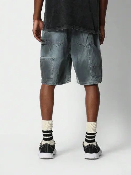 Jean Washed Shorts Printed Graphic Size US 30 / EU 46 - 2 Thumbnail