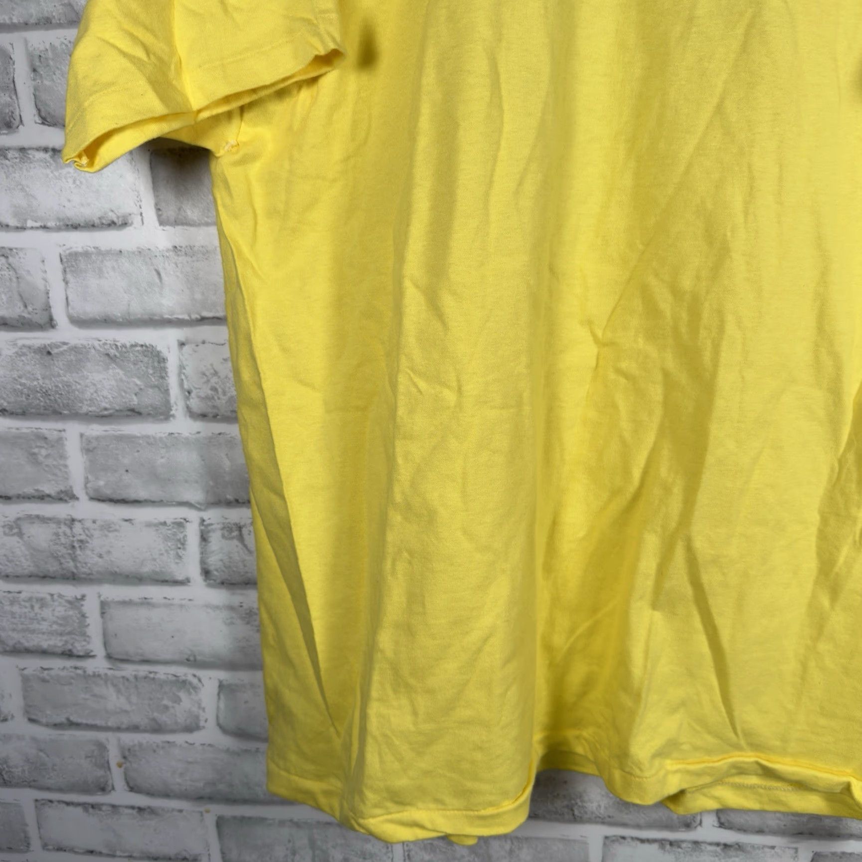 Hanes VTG Hanes True Cast USA Graphic Tee Mens XL SINGLE STITCH Yellow Shirt Size US XL / EU 56 / 4 - 3 Thumbnail