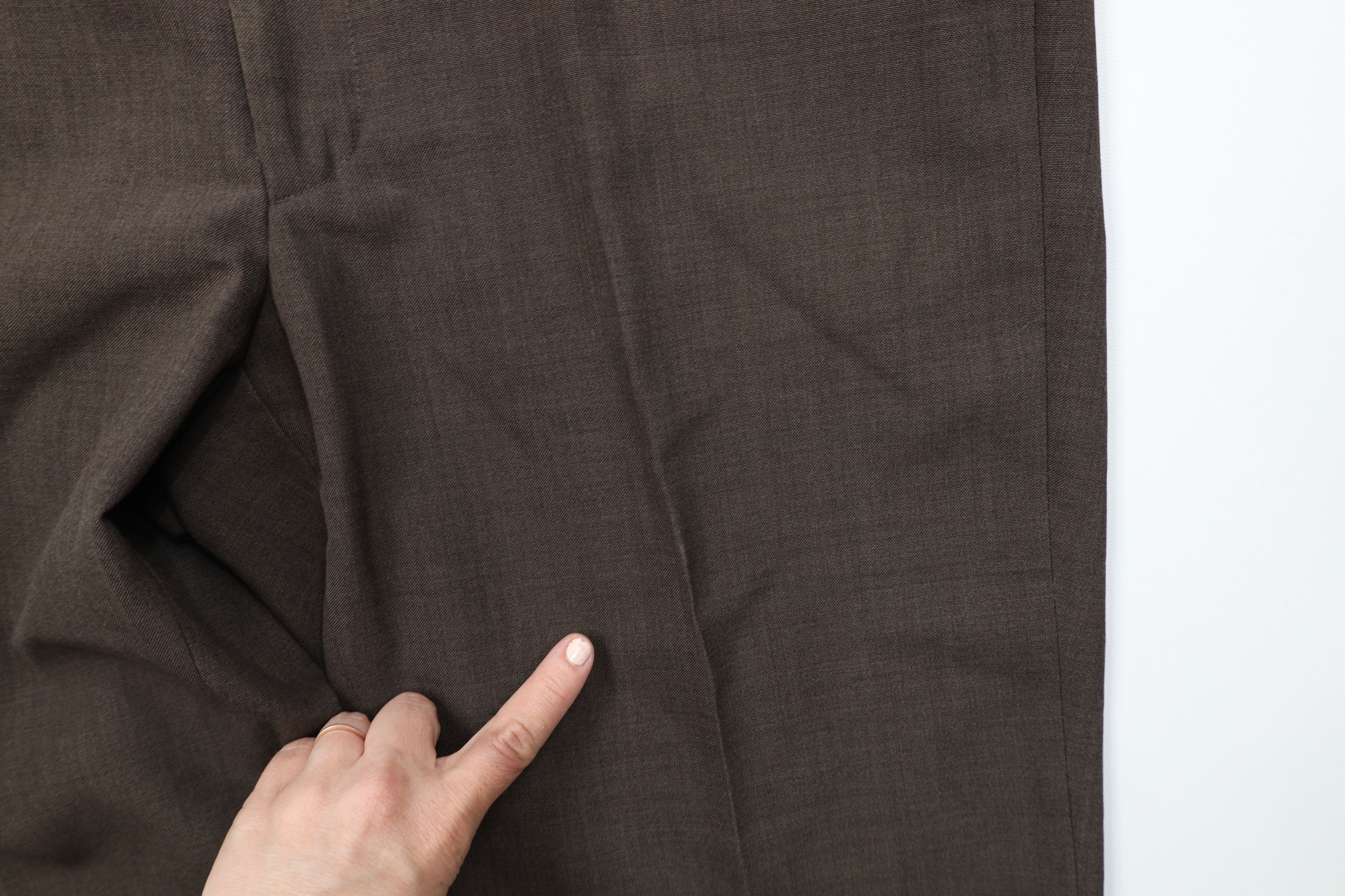 Vintage Vintage 70s Streetwear Wool Blend Wide Leg Chino Pants USA Size US 38 / EU 54 - 6 Thumbnail