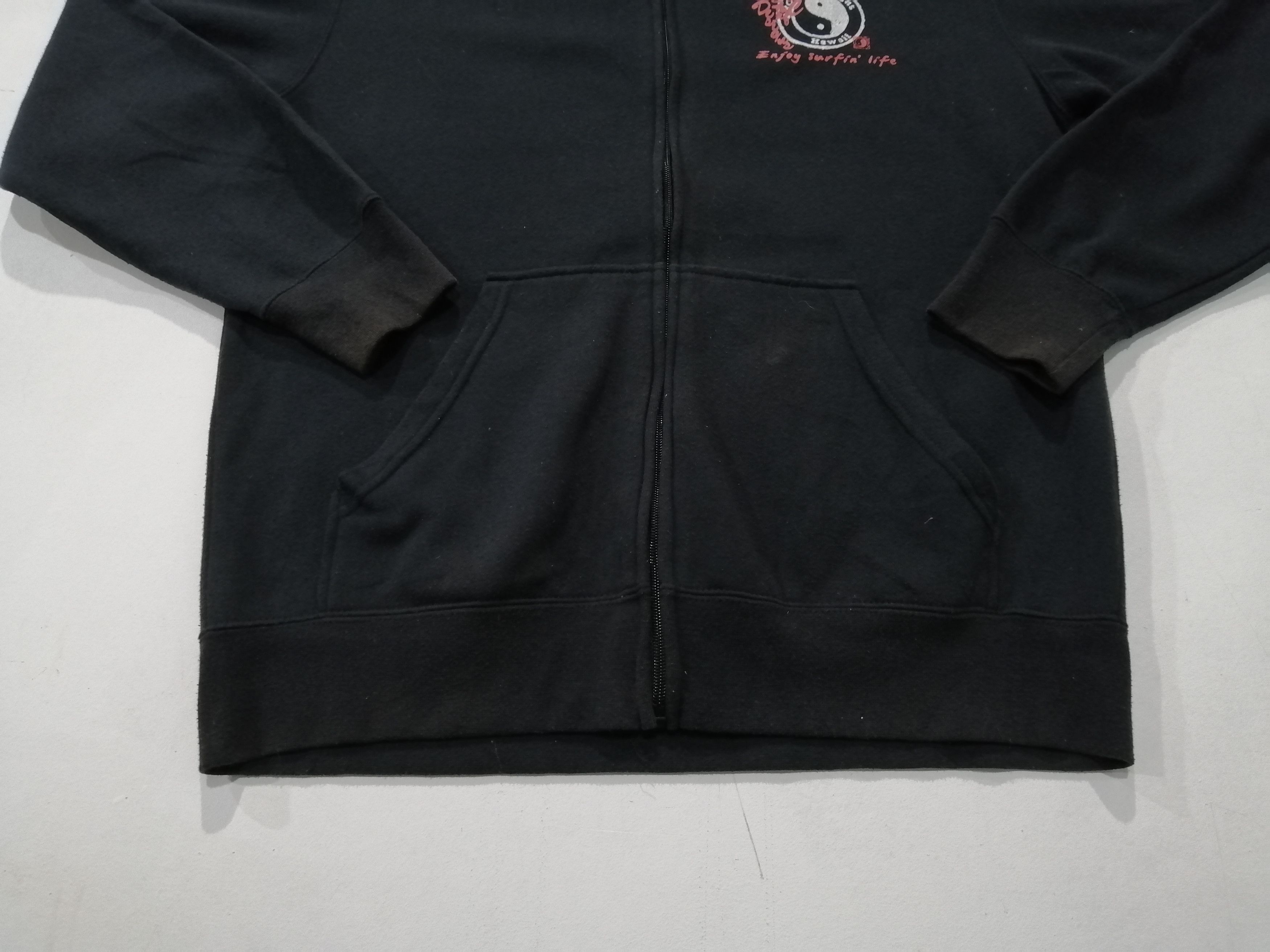 Designer Vtg T&C Surf Design Hawaii Big Logo Zipper Hoodie Sweater Size US L / EU 52-54 / 3 - 4 Thumbnail