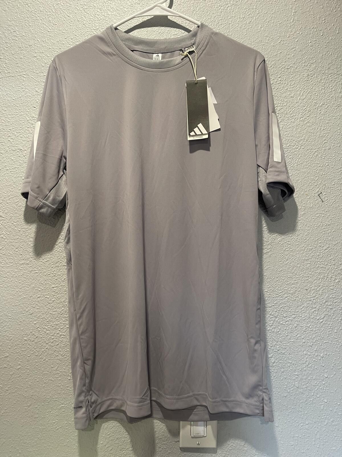 Adidas Adidas Men's Gray Athletic Shirt Size Large Size US M / EU 48-50 / 2 - 1 Thumbnail