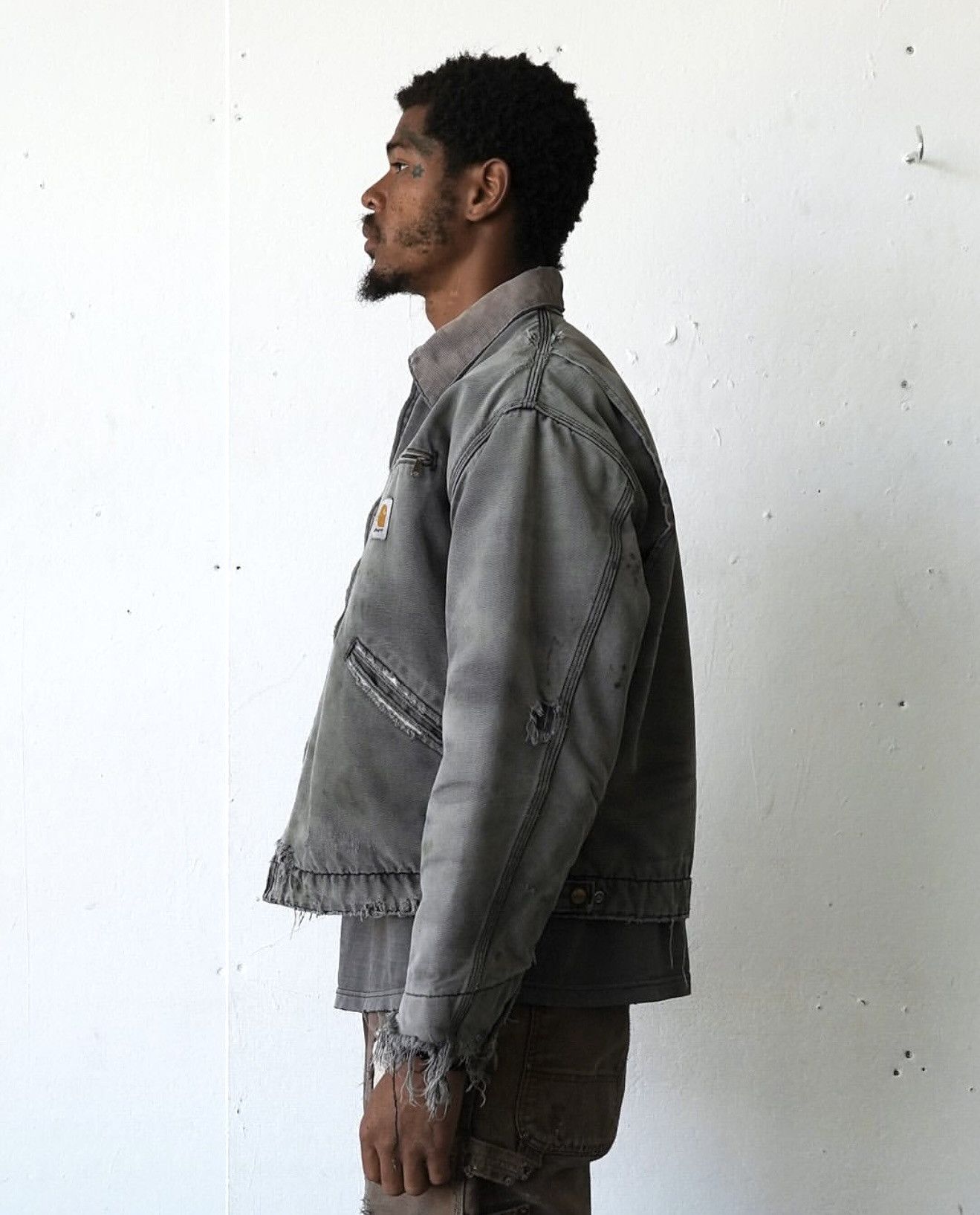 Carhartt Vintage Carhartt Detroit Jacket - Smokey Grey Size US L / EU 52-54 / 3 - 3 Thumbnail