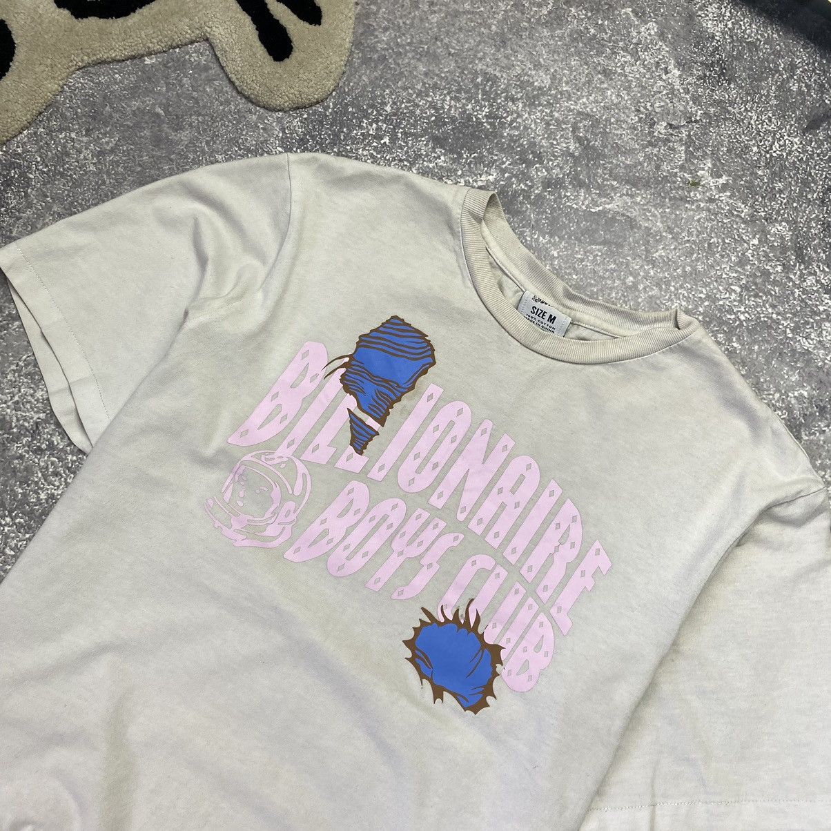 Vintage Men’s Billionare Boys Club Big Graphic logo y2k tee Size US M / EU 48-50 / 2 - 2 Thumbnail