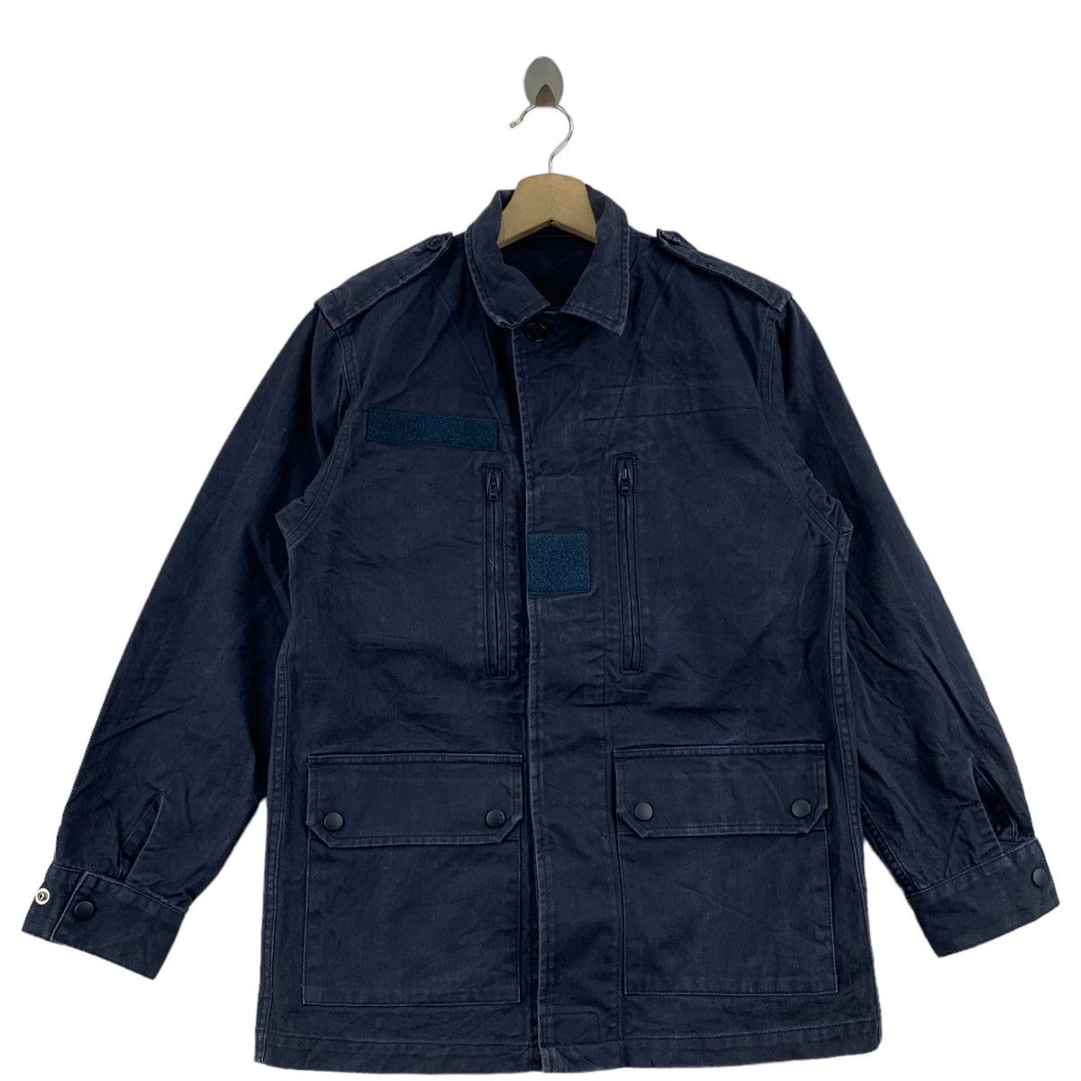 Japanese Brand GENTLE MAN Japanese Brand Multi Pockets Navy Denim Jeans Size US M / EU 48-50 / 2 - 1 Thumbnail