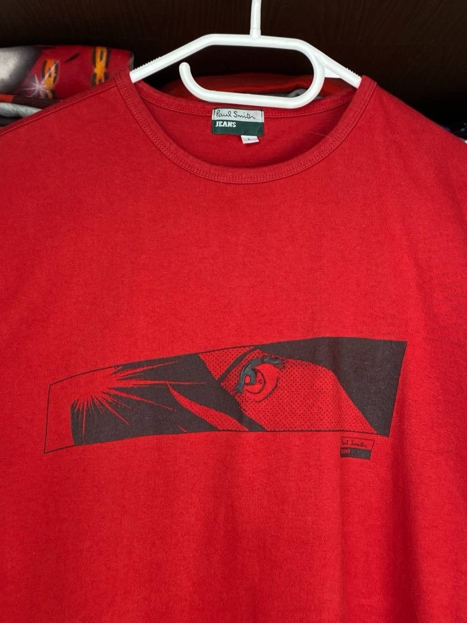 Paul Smith Vintage Paul Smith Jeans 00s Graphic Woman Eye Tee Size US L / EU 52-54 / 3 - 4 Thumbnail
