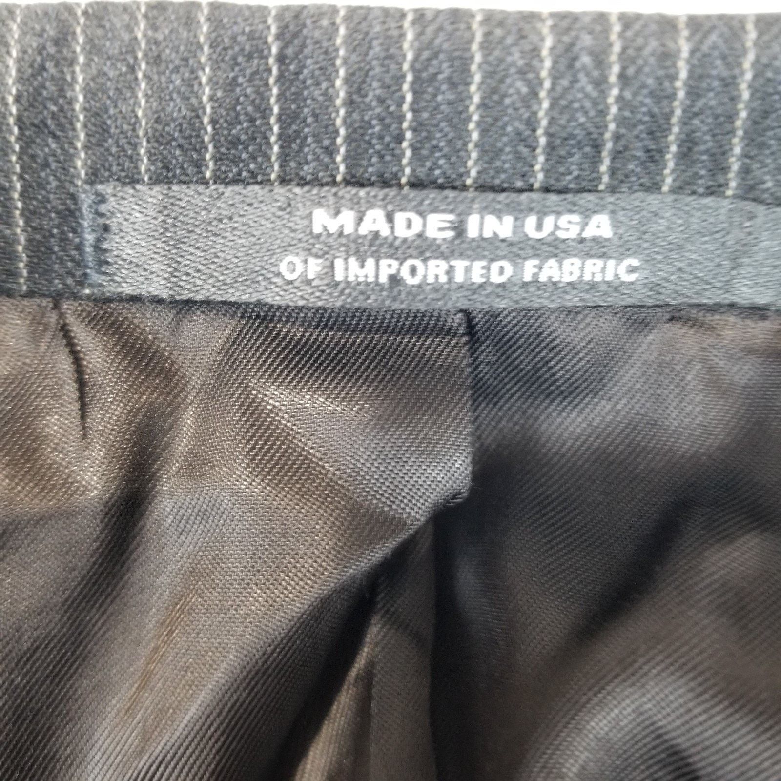 Austin Reed Austin Reed Suit Jacket 44L Mens Union Made in USA Striped Size 44L - 4 Thumbnail