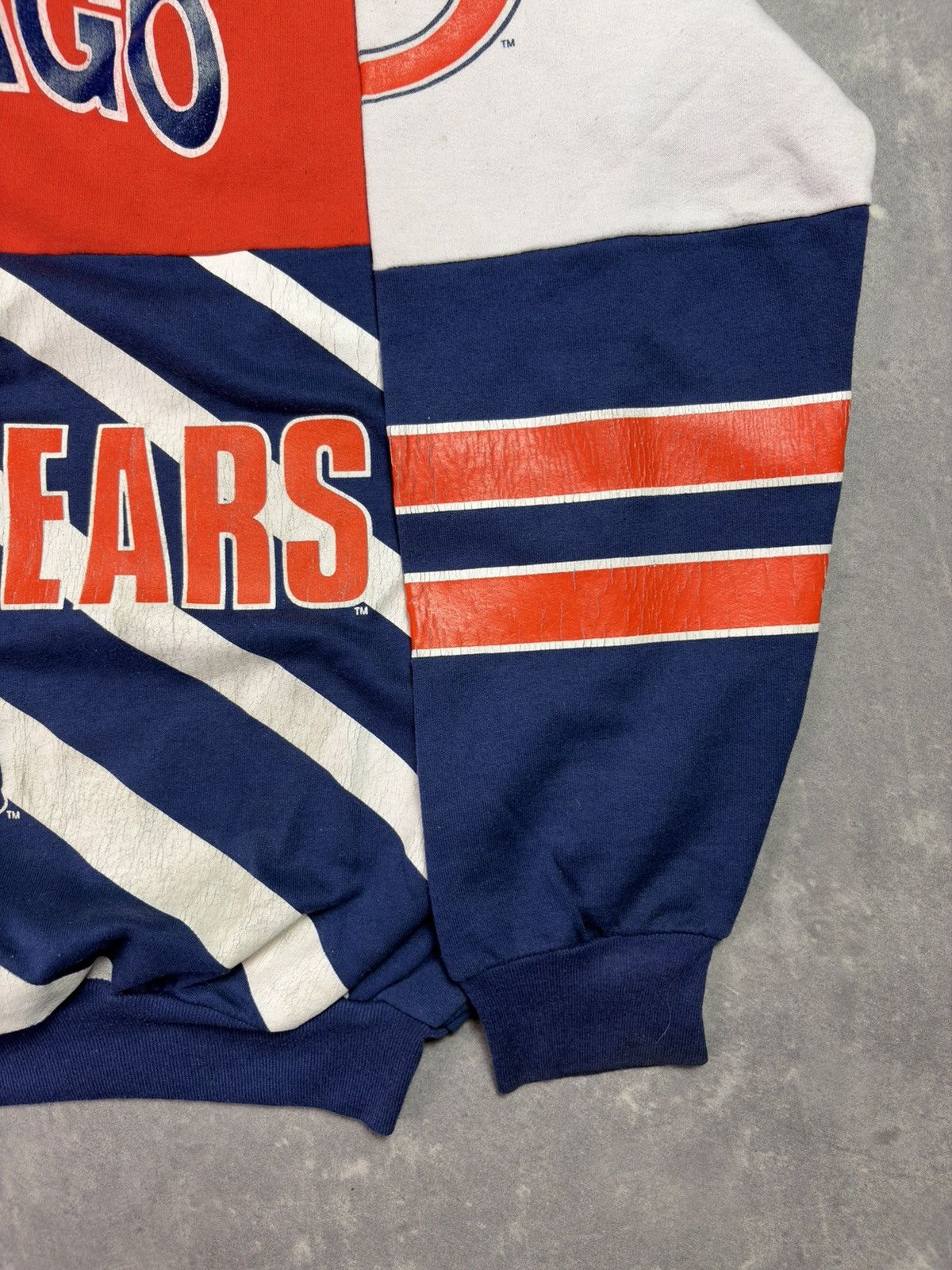 NFL 80/90s Garan Chicago Bears Printed Crewneck Sweatshirt XL Size US XL / EU 56 / 4 - 6 Thumbnail