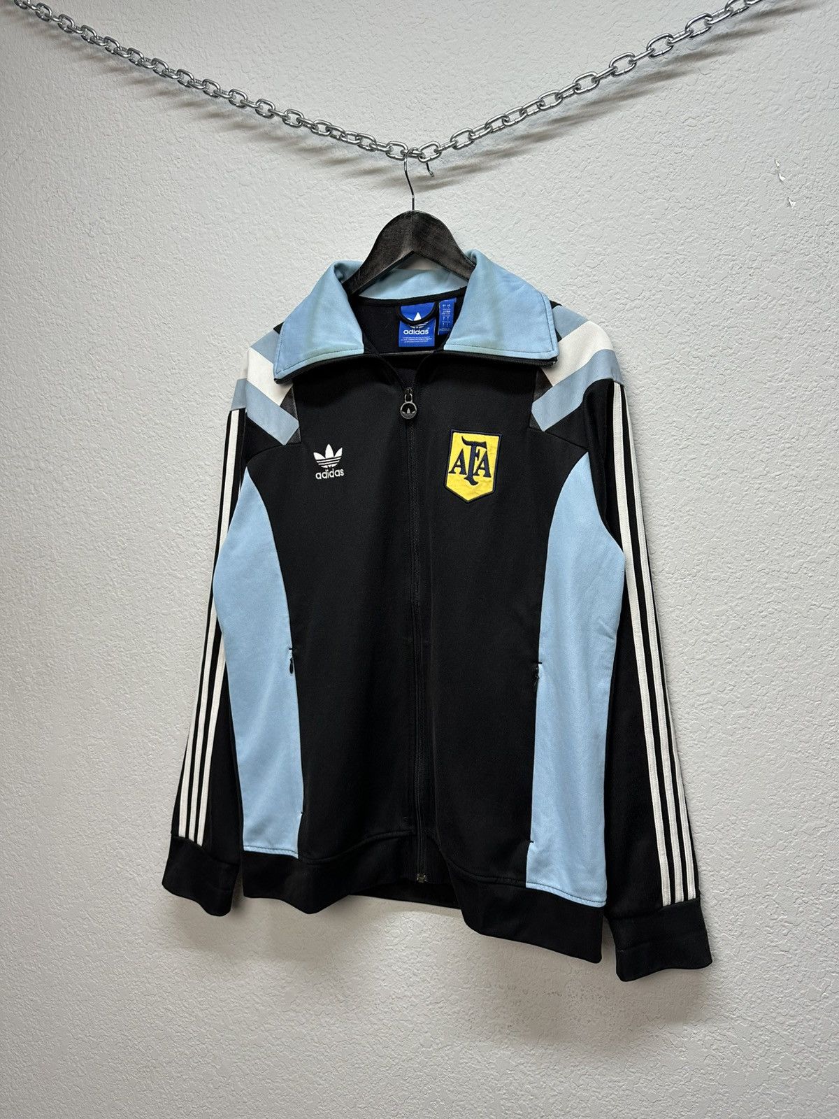 Vintage Vintage Adidas Argentina World Cup Track Jacket Archival Size US L / EU 52-54 / 3 - 3 Thumbnail