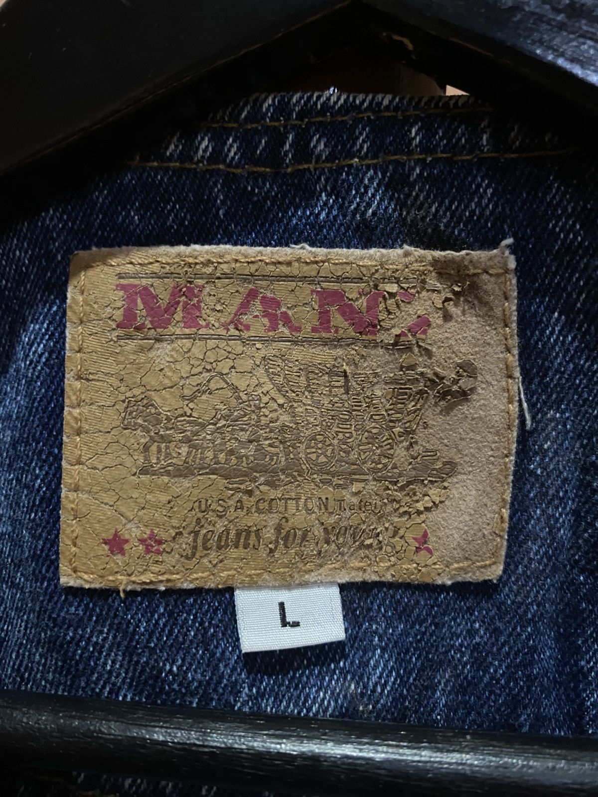 Japanese Brand VINTAGE MANX DENIM UTILITY TACTICAL VEST JACKET Size US M / EU 48-50 / 2 - 7 Thumbnail