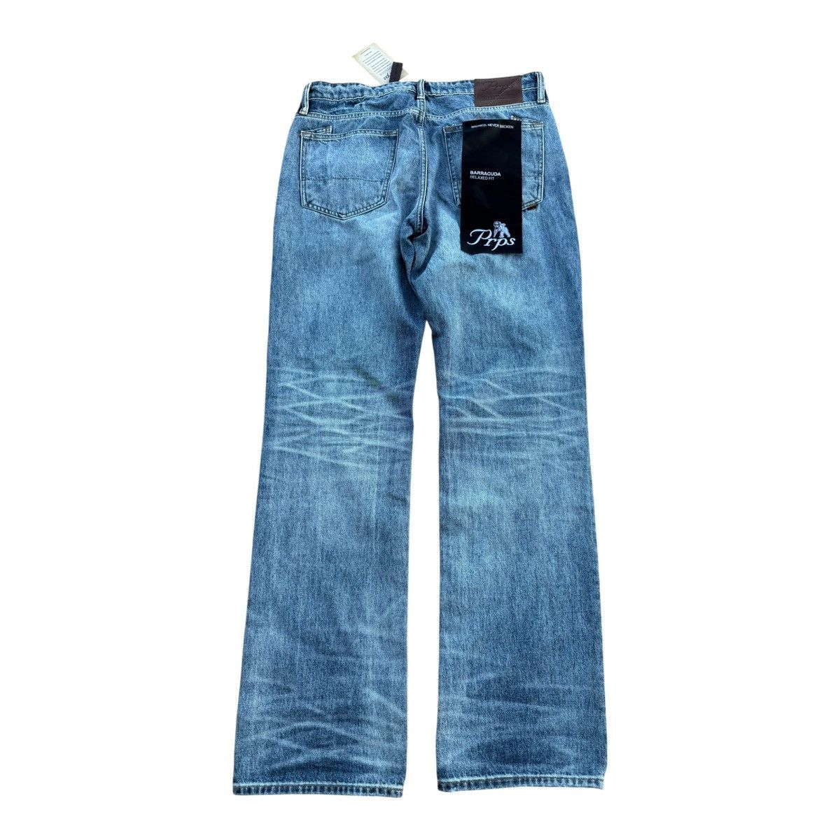 Prps PRPS Barracuda Relaxed Fit Jeans Blue 34 NWT Size US 34 / EU 50 - 8 Thumbnail