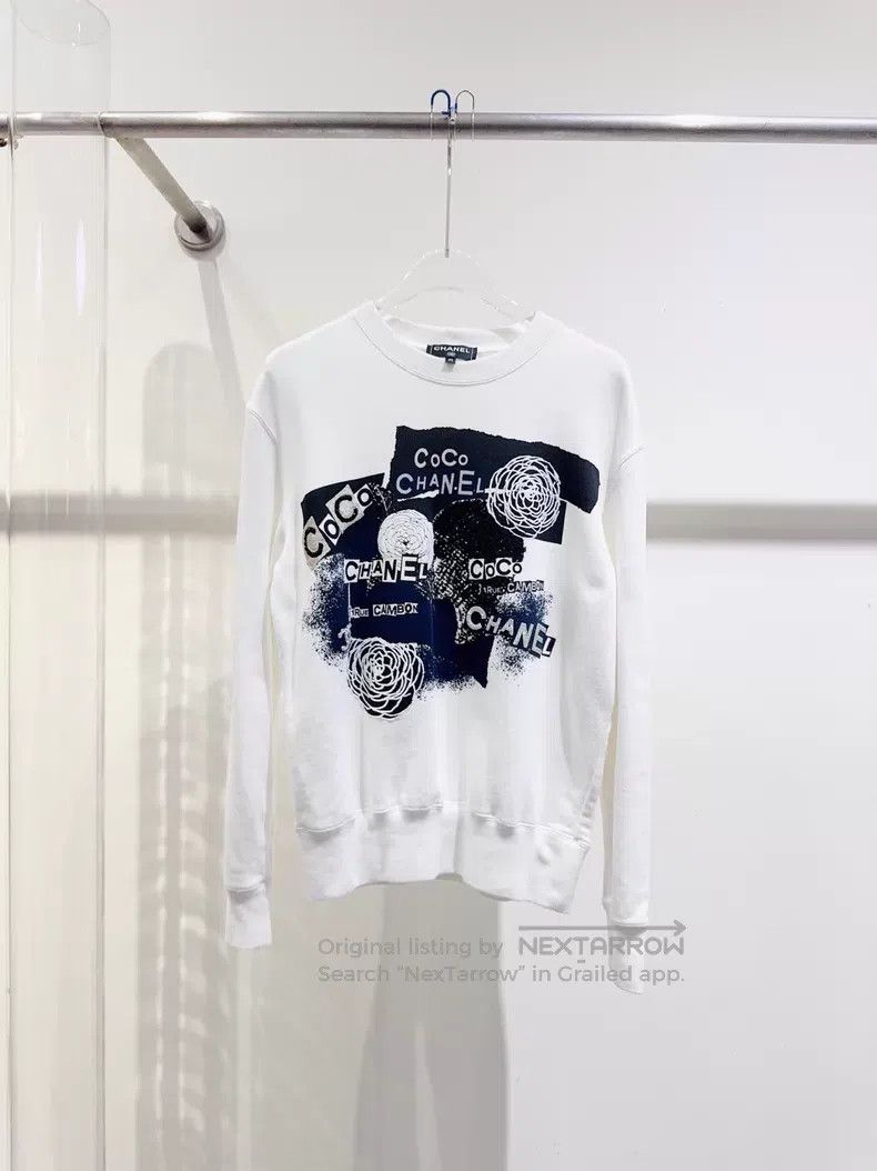 Chanel Chanel Camelia sweatshirt Size XS / US 0-2 / IT 36-38 - 1 Thumbnail