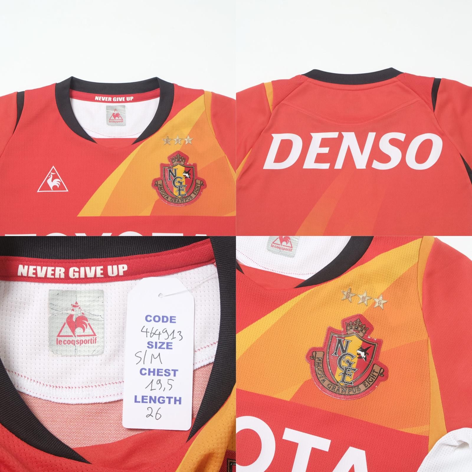 Le Coq Sportif 2014/15 Nagoya Grampus Home Shirt Le Coq Sportif (S/M) Size US M / EU 48-50 / 2 - 4 Thumbnail