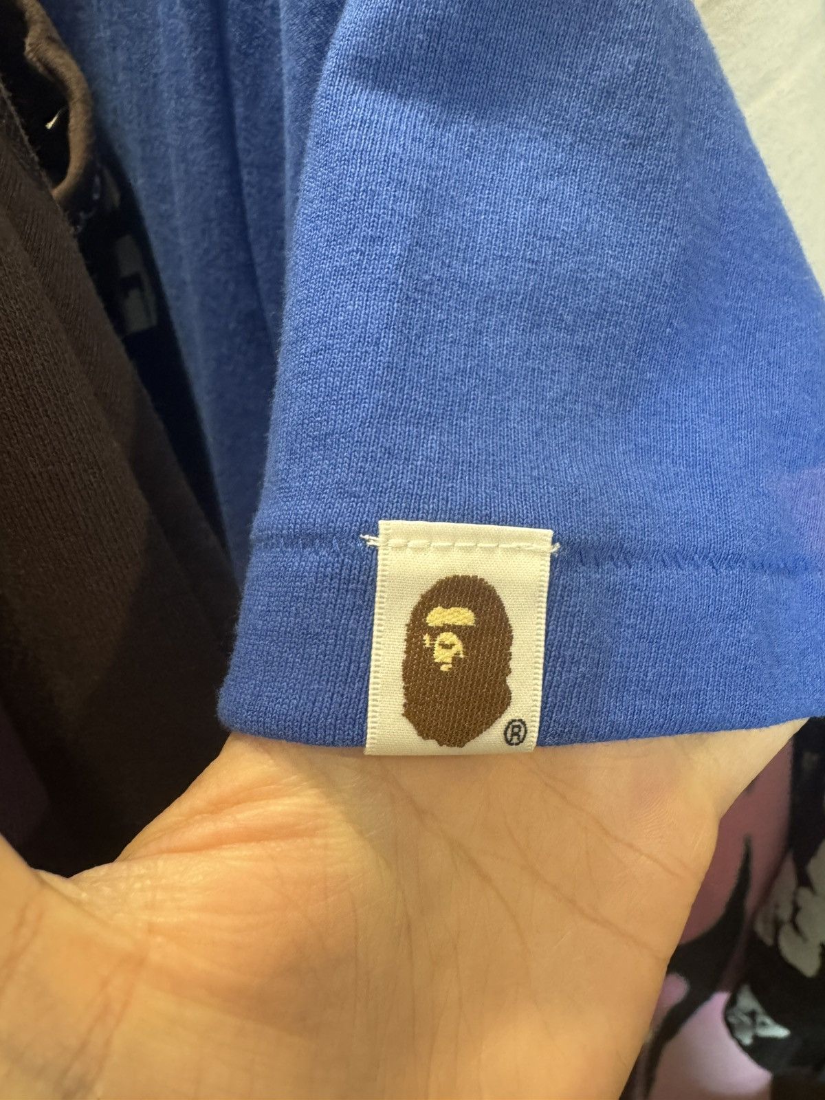 Bape Bape College Tee Blue - Size Small Size US S / EU 44-46 / 1 - 12 Thumbnail