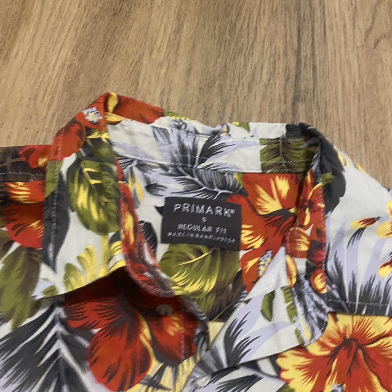 Primark Multicolor floral Hawaiian shirt with short sleeves Size US S / EU 44-46 / 1 - 4 Thumbnail