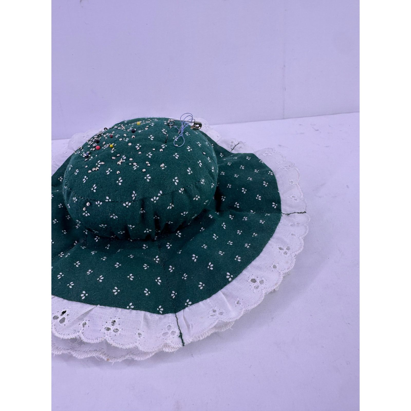 & Other Stories Vintage hand made Green Polka Dot Pin Cushion Size ONE SIZE - 3 Thumbnail