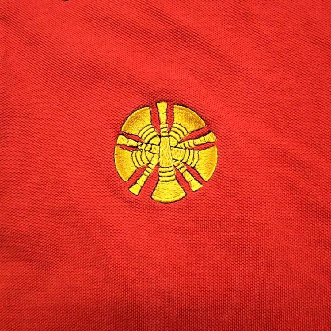 Vintage Vintage Fire Rescue Polo Fire Chief Embroidery XL Red 90s Size US XL / EU 56 / 4 - 3 Thumbnail