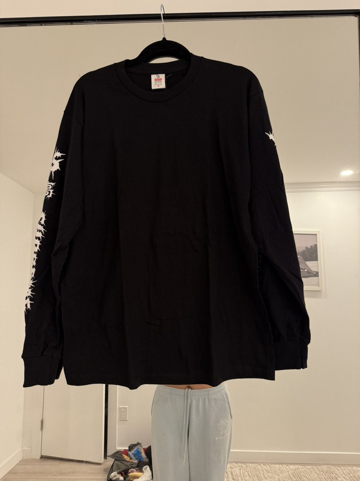 Supreme × Yohji Yamamoto Supreme®/Y’s L/S Tee Size US M / EU 48-50 / 2 - 2 Thumbnail