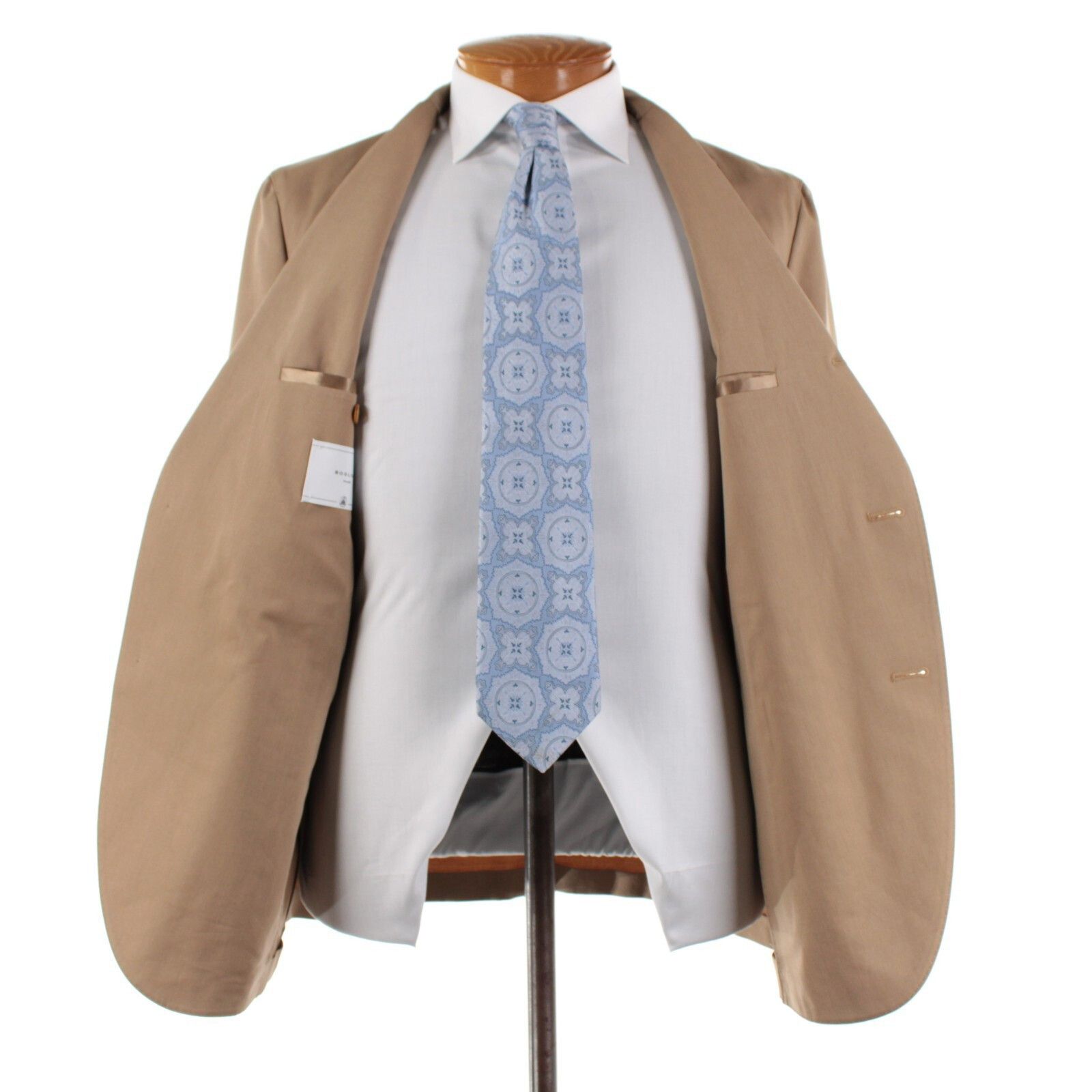 Boglioli Boglioli Suit Size US 42 Regular in Beige Size 42R - 7 Thumbnail