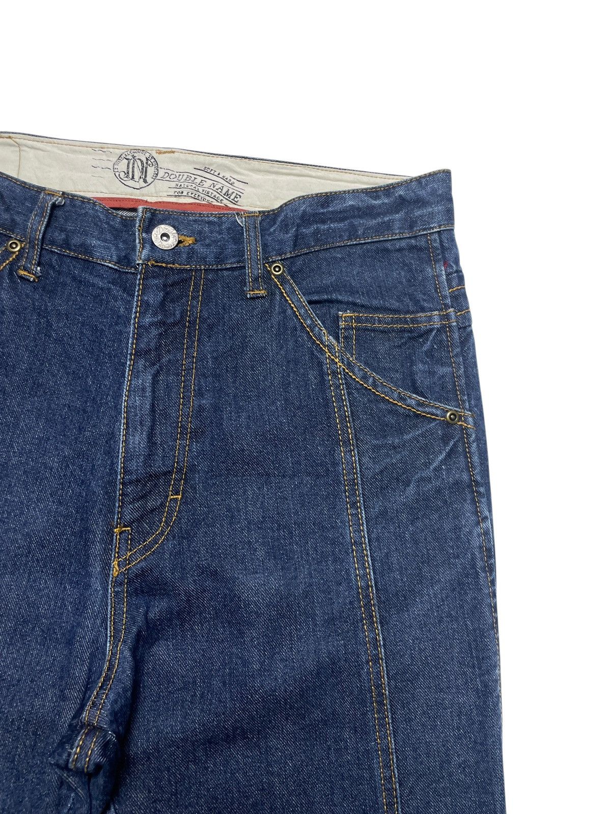 Tornado Mart 2000’s Double Name - Curve W/ Leather Pocket Pants Size US 30 / EU 46 - 5 Thumbnail