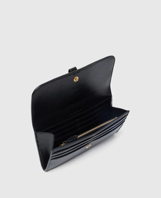 Stella McCartney os11x0326 Size: OS / Ryder Flap Continental Wallet in Black Size ONE SIZE - 4 Thumbnail