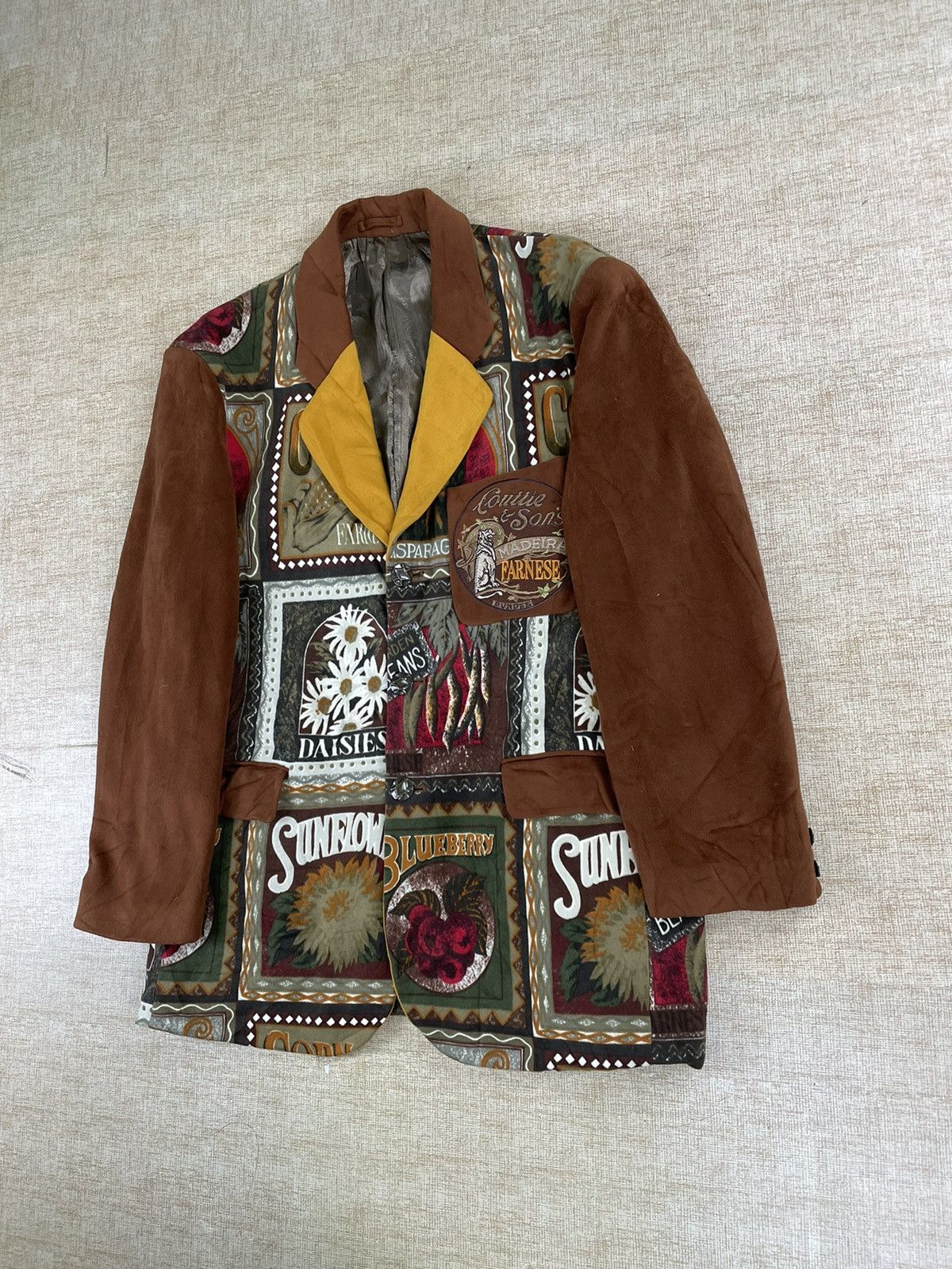 Designer × Vintage VINTAGE FARNESE JAPAN Designer Full Print Art Jacket Size US M / EU 48-50 / 2 - 4 Thumbnail