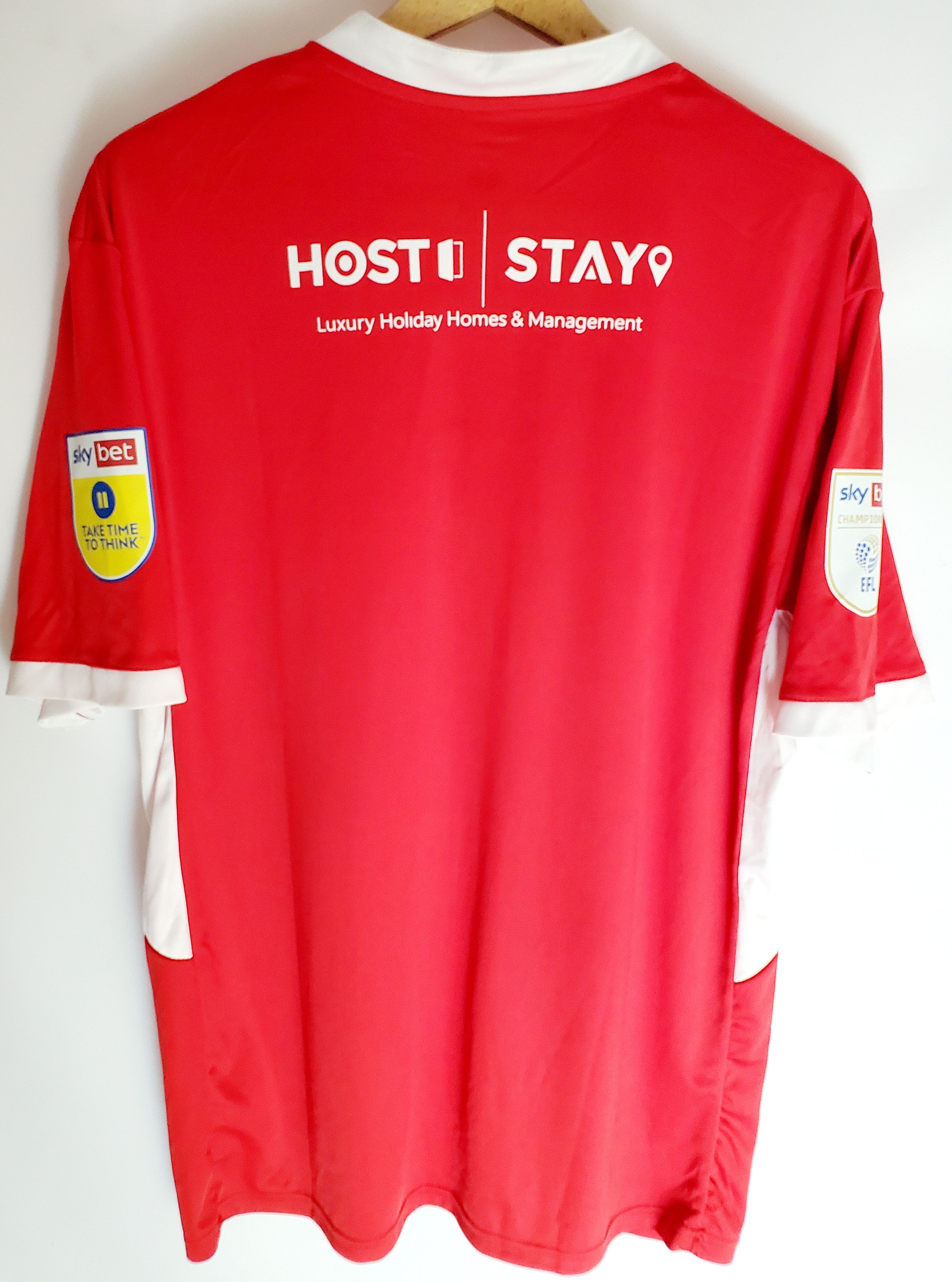 Errea MIDDLESBROUGH ENGLAND 2022/2023 HOME FOOTBALL SHIRT JERSEYXl Size US XL / EU 56 / 4 - 4 Thumbnail