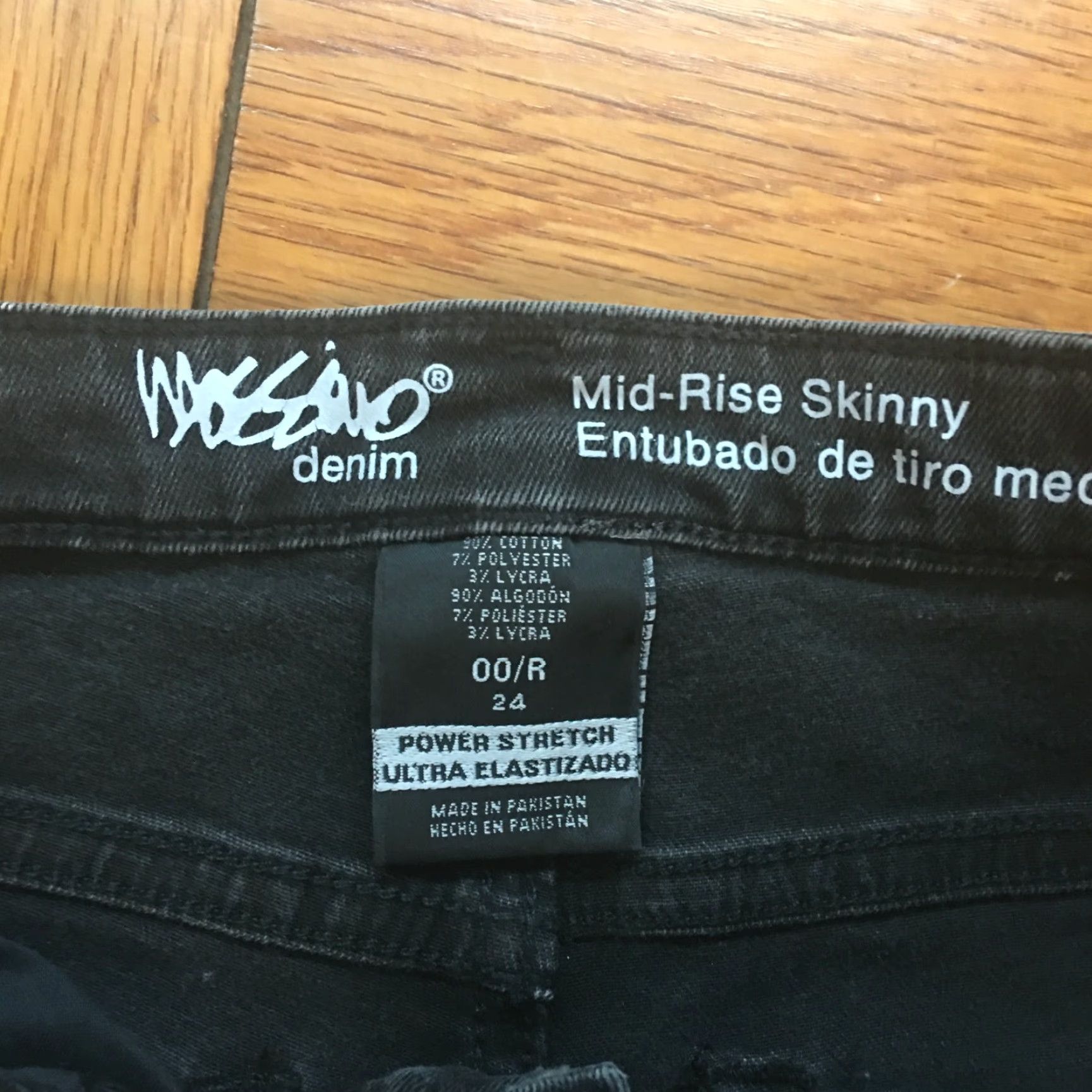 Mossimo Mossimo Womens Casual Skinny Fit Stretch Denim Blue Jeans Size 00R 24 Size 24" / US 00 / IT 34 - 5 Thumbnail