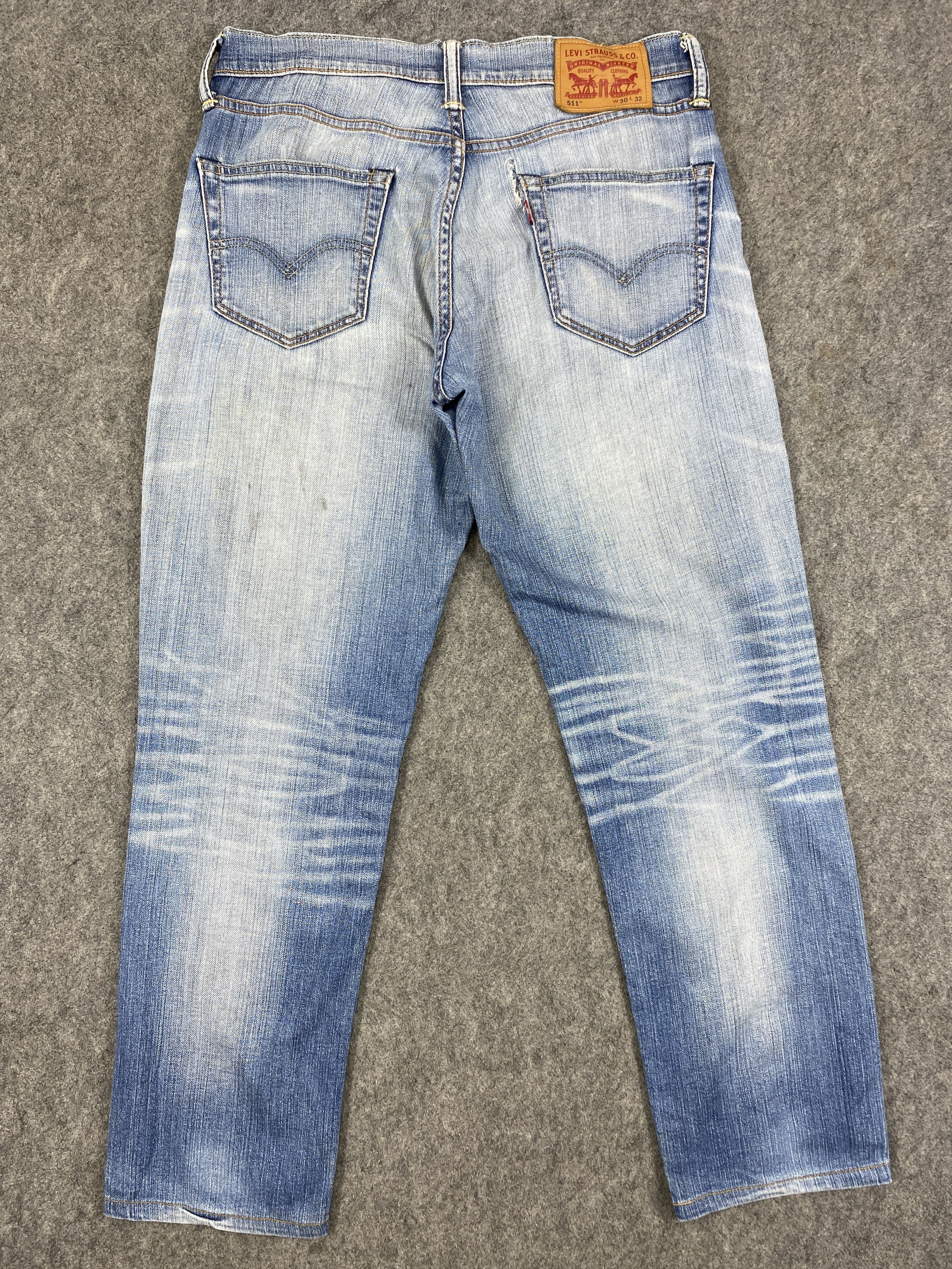 Levi's Distressed Blue Vintage Levi's 511 31x28.5 Denim -JN2127 Size US 31 - 2 Thumbnail