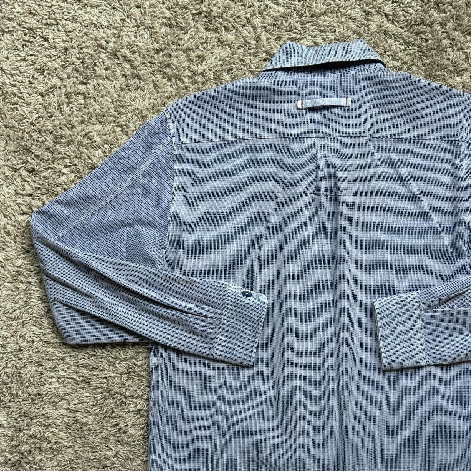 Robert Graham Robert Graham Blue Button Up LS Shirt Size L Tailored Fit Size US L / EU 52-54 / 3 - 6 Thumbnail