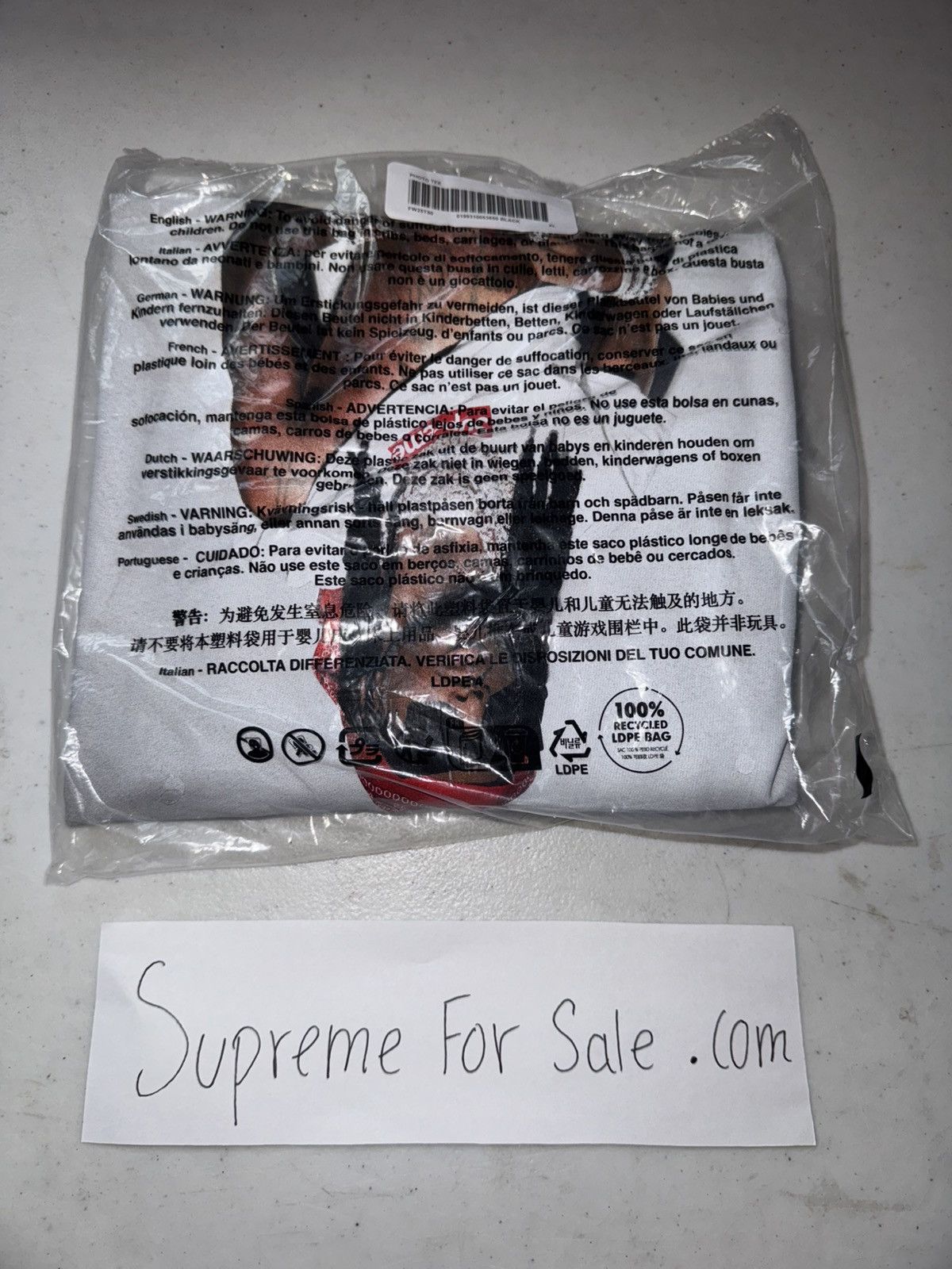 Supreme Supreme Playboi Carti Tee Size US XL / EU 56 / 4 - 2 Thumbnail
