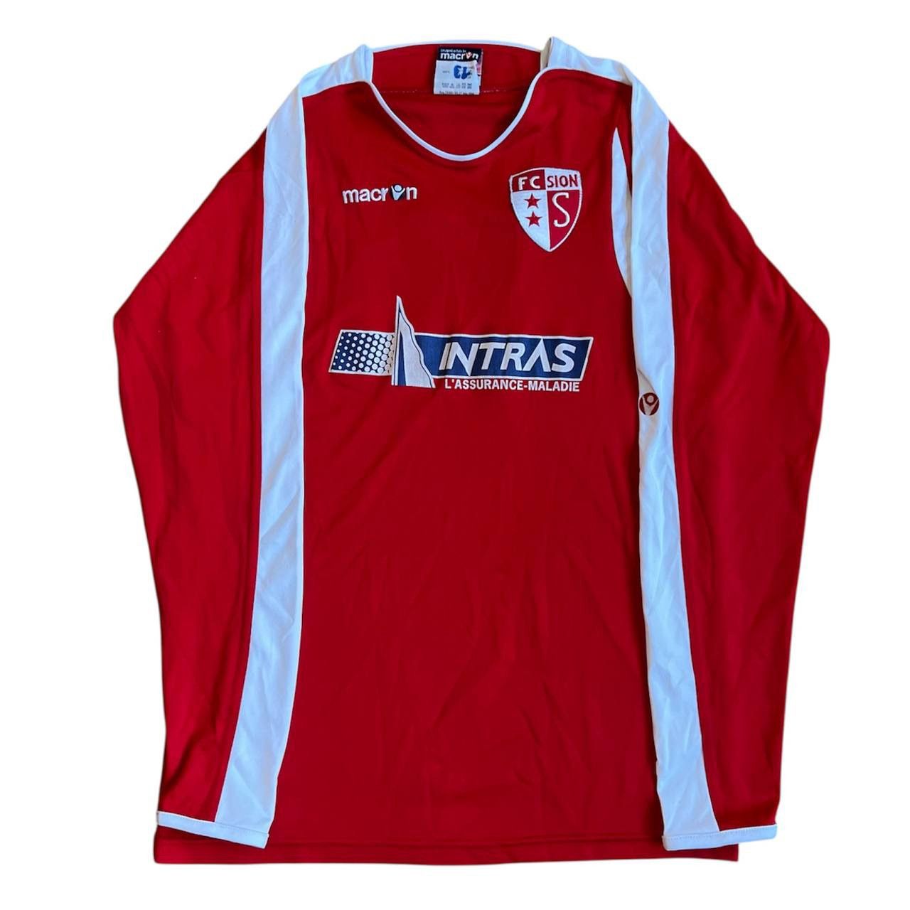 2007/08 FC SION #16 AWAY SOCCER JERSEY FOOTBALL SHIRT SIZE S