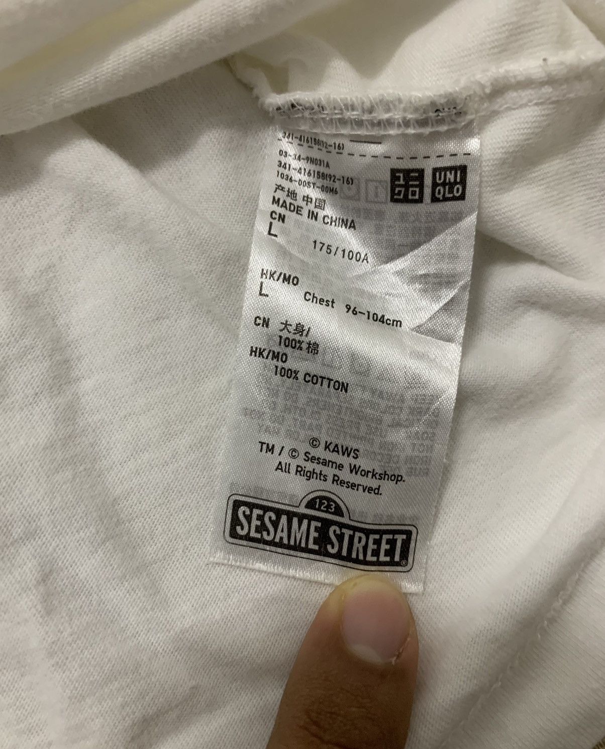 Kaws VINTAGE KAWS SESAME STREET BACK-HIT Size US L / EU 52-54 / 3 - 5 Thumbnail