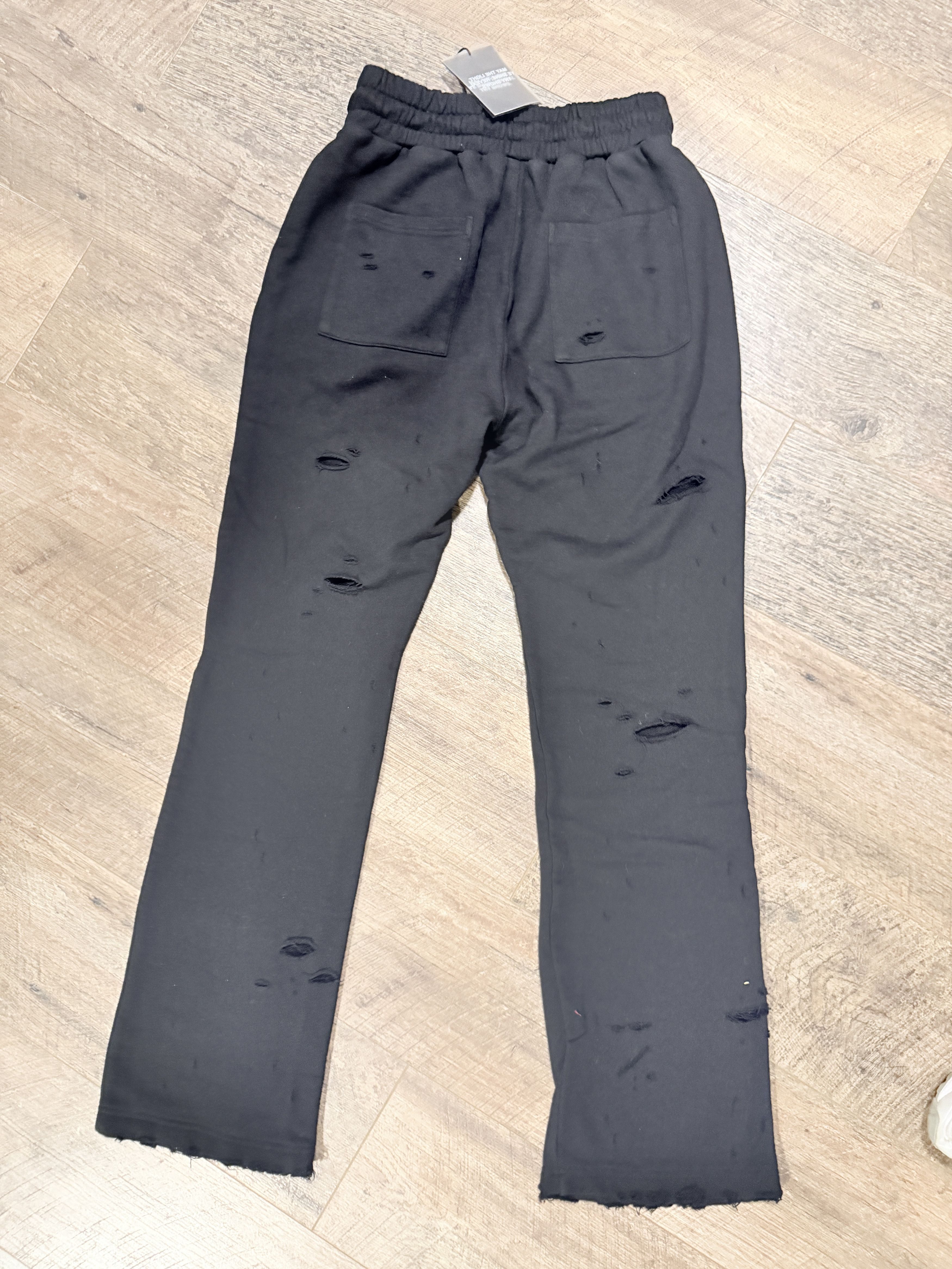 LOSTSHDWS LostShdws Distressed Logo Sweatpants Size US 32 / EU 48 - 4 Thumbnail