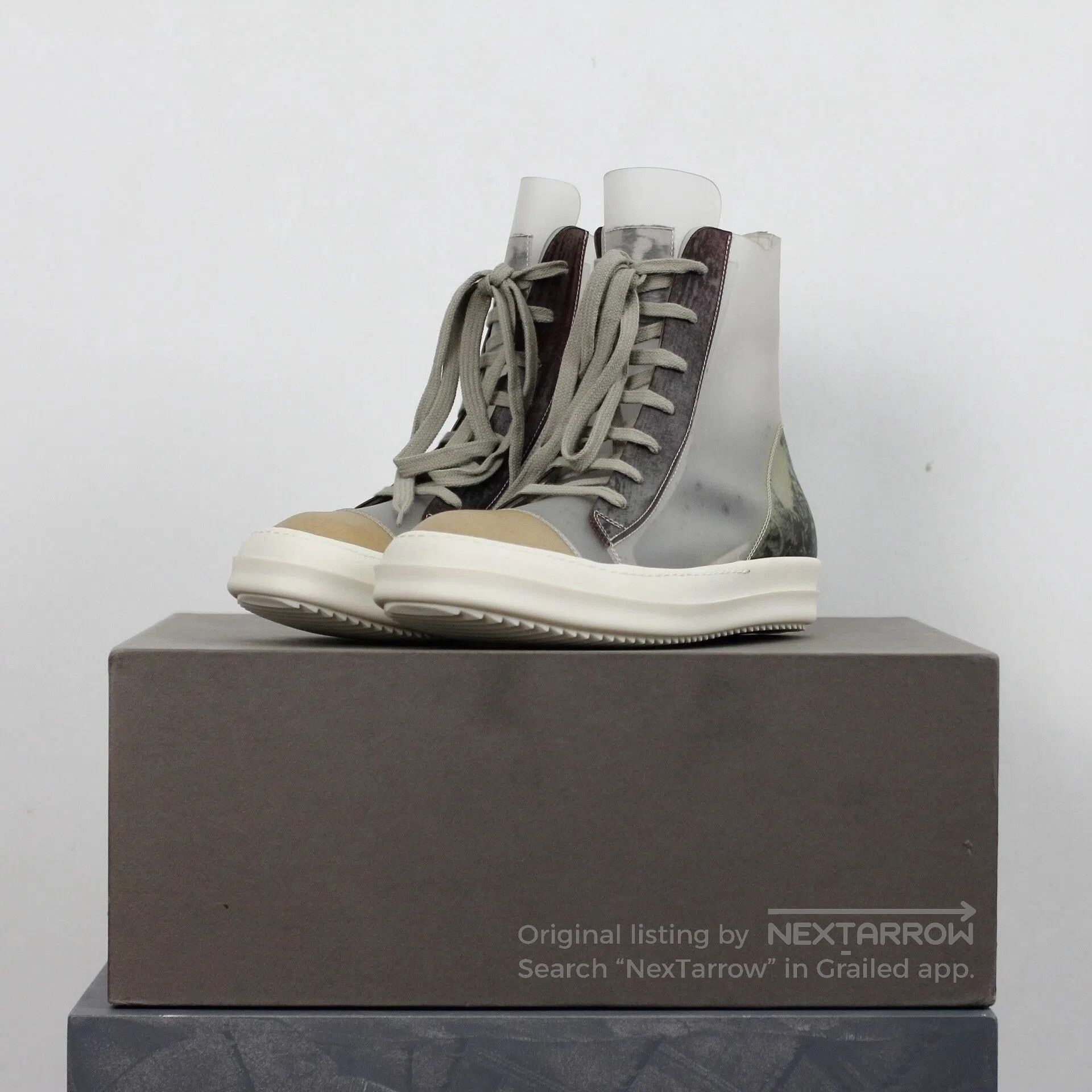 Rick Owens Rick Owens Transparent PVC High. Size US 7.5 / EU 40-41 - 1 Thumbnail
