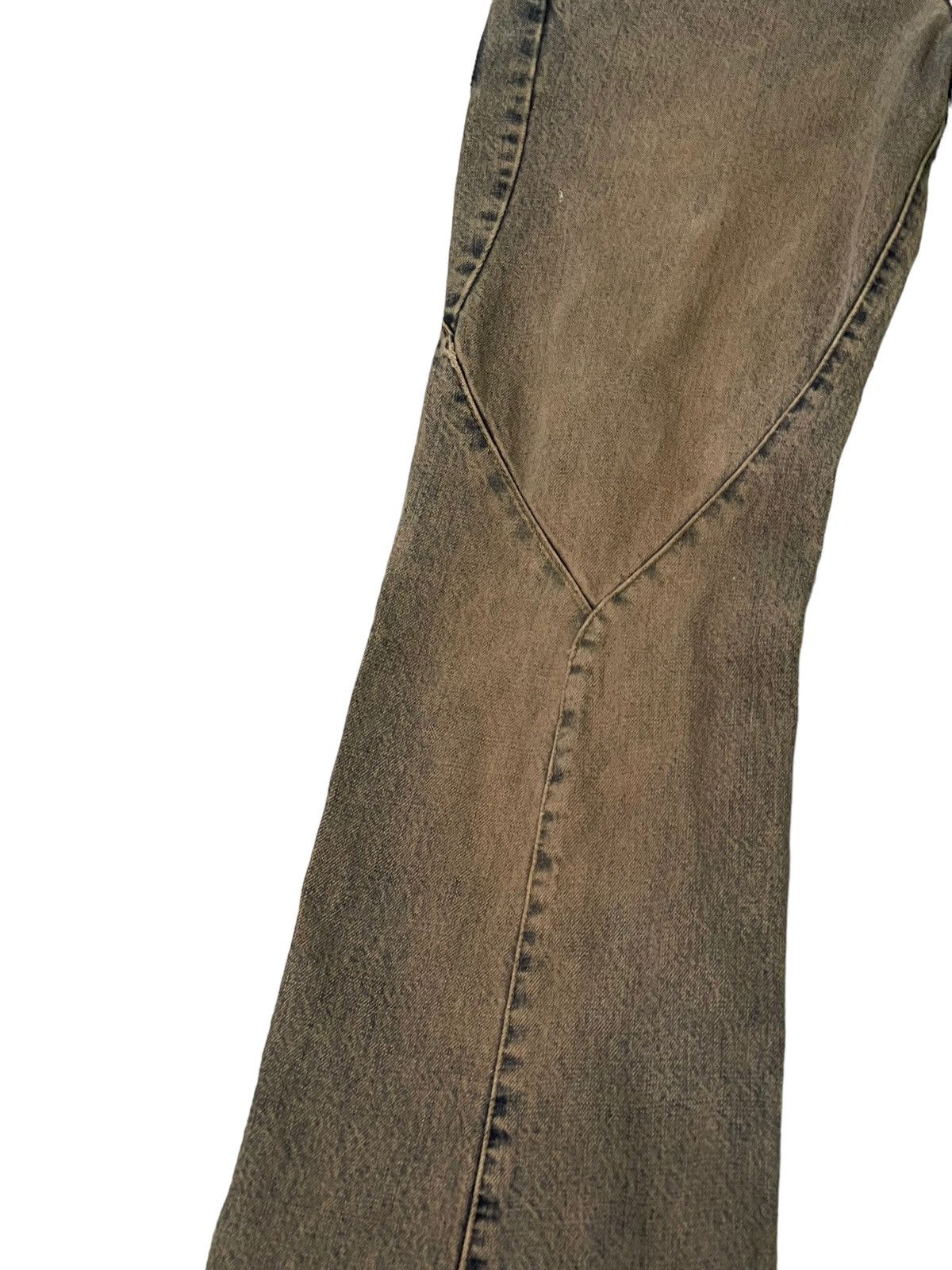 Andrew Mackenzie Flare Jeans Andrew Mckenzie Faded Distress Mud Wash 8🟦2 Size US 30 / EU 46 - 14 Thumbnail