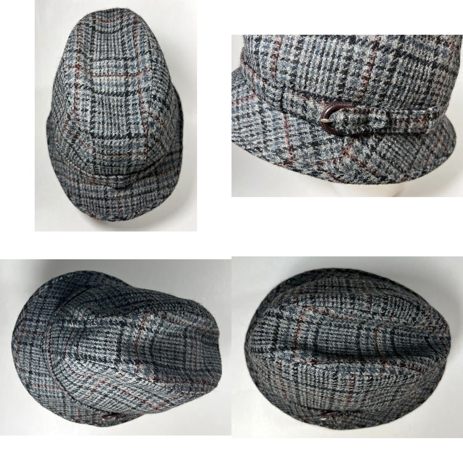 Vintage VINTAGE The Edinburgh Woollen Mill Men'S Wool Fedora Hat Plaid Made in UK Sz Medium Size ONE SIZE - 8 Thumbnail