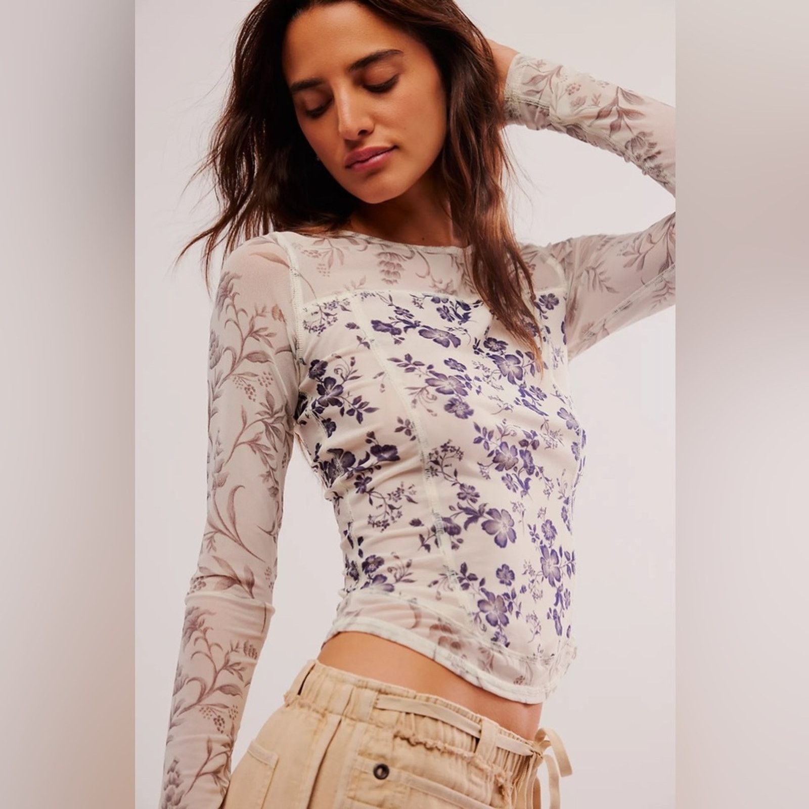 Free People 🎉LAST PIECE🎉FREE PEOPLE Betty's Garden Top Size S / US 4 / IT 40 - 1 Thumbnail