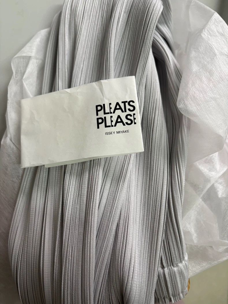 Issey Miyake issey miyake size:3 Light grey pleated pants Size 42" / US 20 - 1 Thumbnail