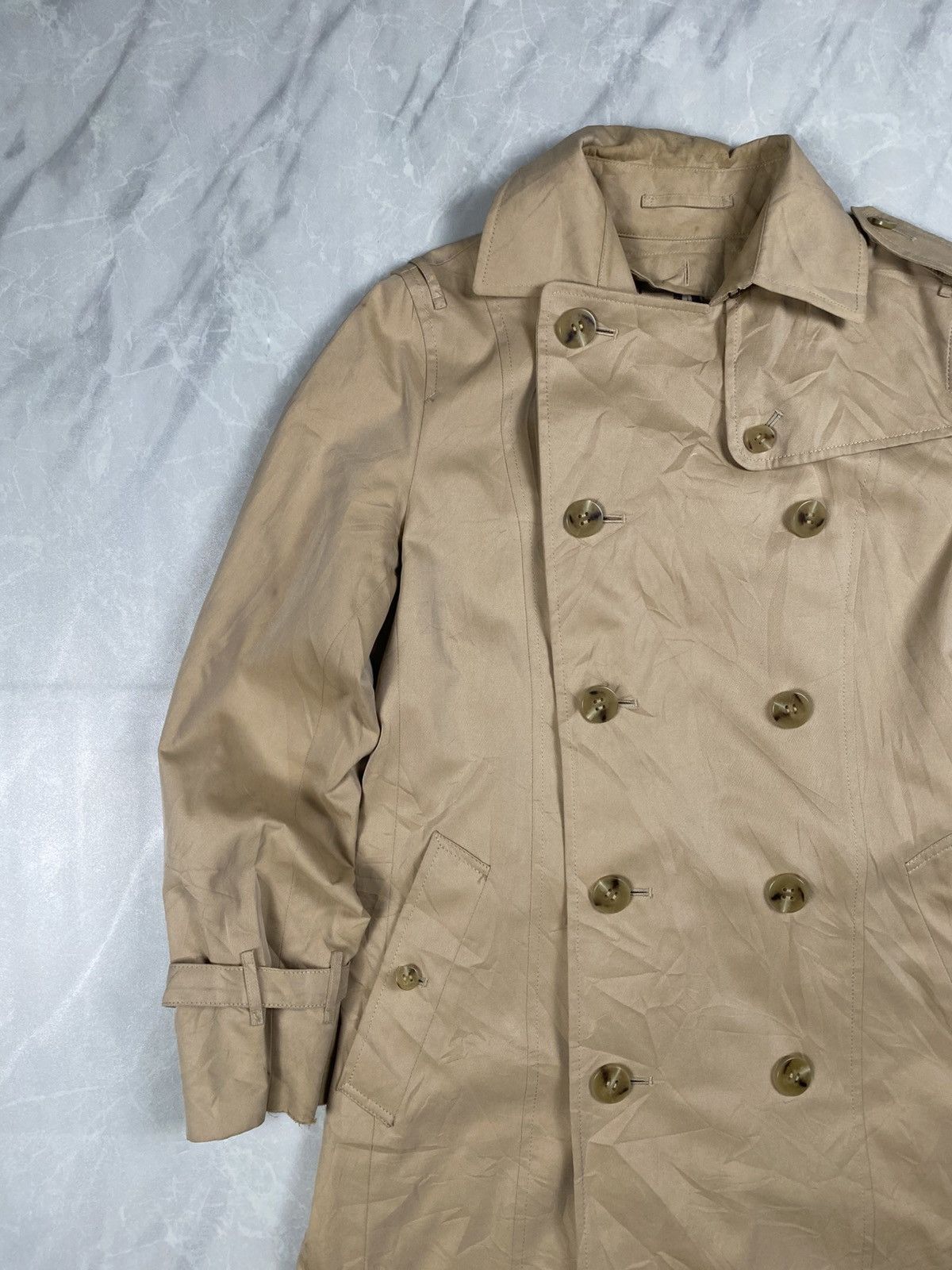 Burberry Vintage Burberry London Nova Check Light Trench Coat Size US M / EU 48-50 / 2 - 2 Thumbnail