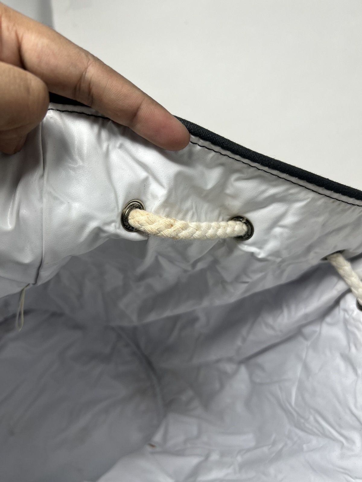 Chanel Chanel Black Drawstring Canvas Bucket Size ONE SIZE - 16 Thumbnail