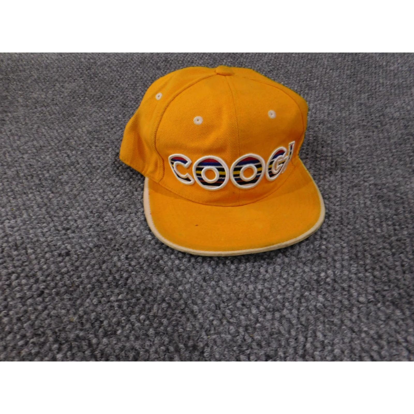 Coogi COOGI Cap Fitted Mens 7 3/8 Yellow Embroidered Big Logo Multicolor Baseball Size ONE SIZE - 2 Thumbnail