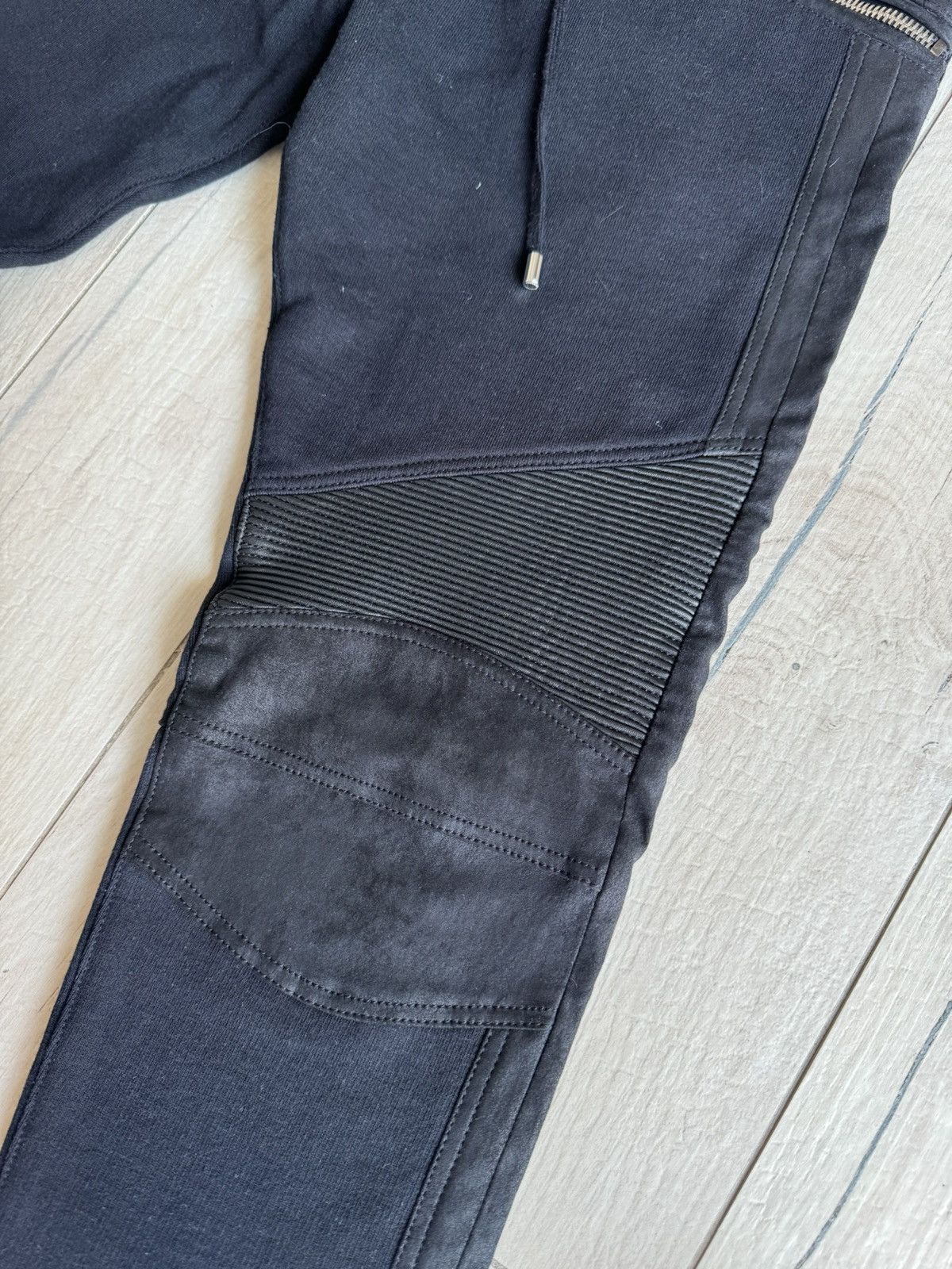Balmain Balmain Back Leather Biker Trousers Size US 34 / EU 50 - 4 Thumbnail