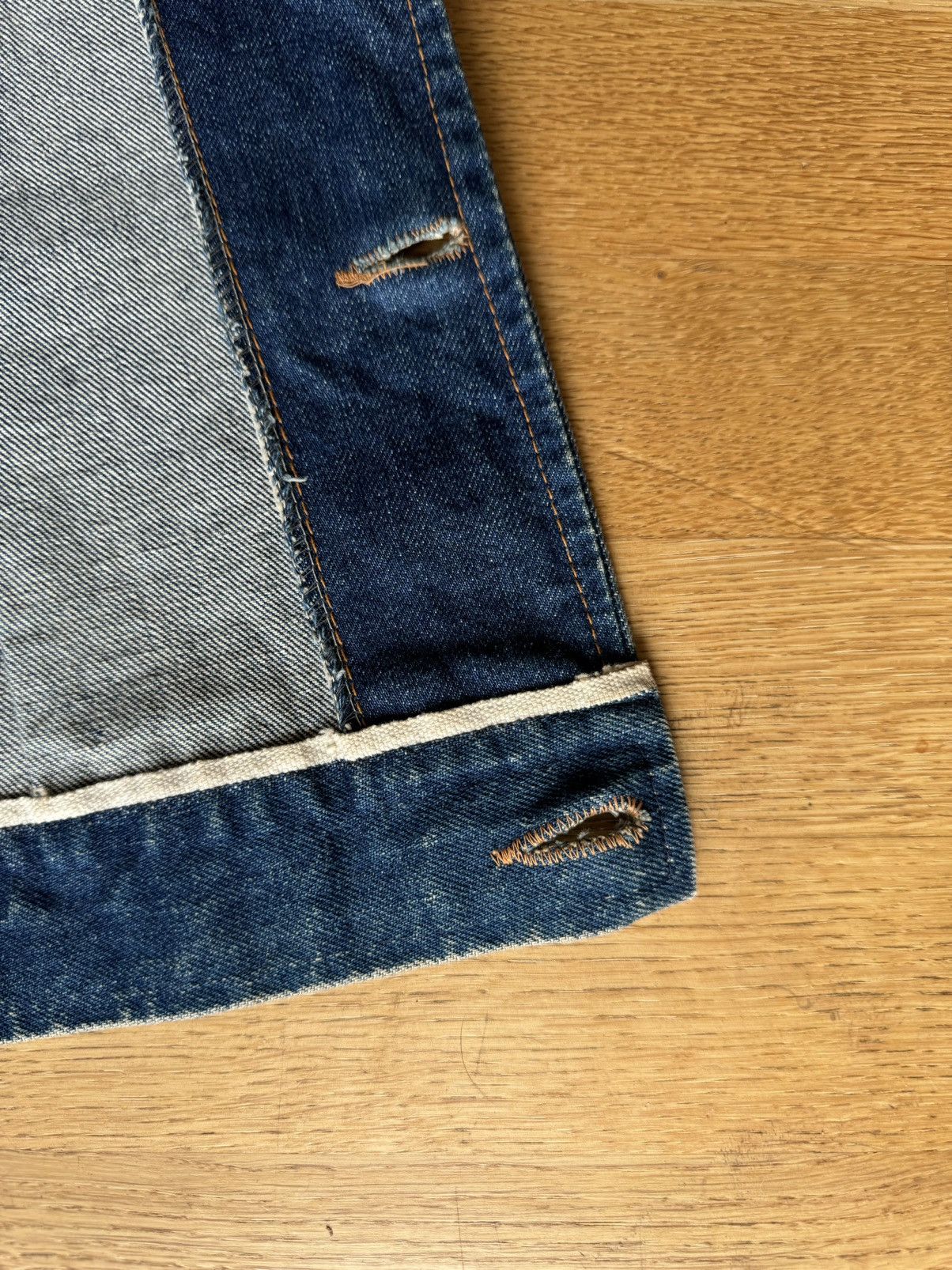 Salvage × Vintage VTG 1970‘s Selvedge Right On/Elder M.F.G Jacket Size US L / EU 52-54 / 3 - 7 Thumbnail