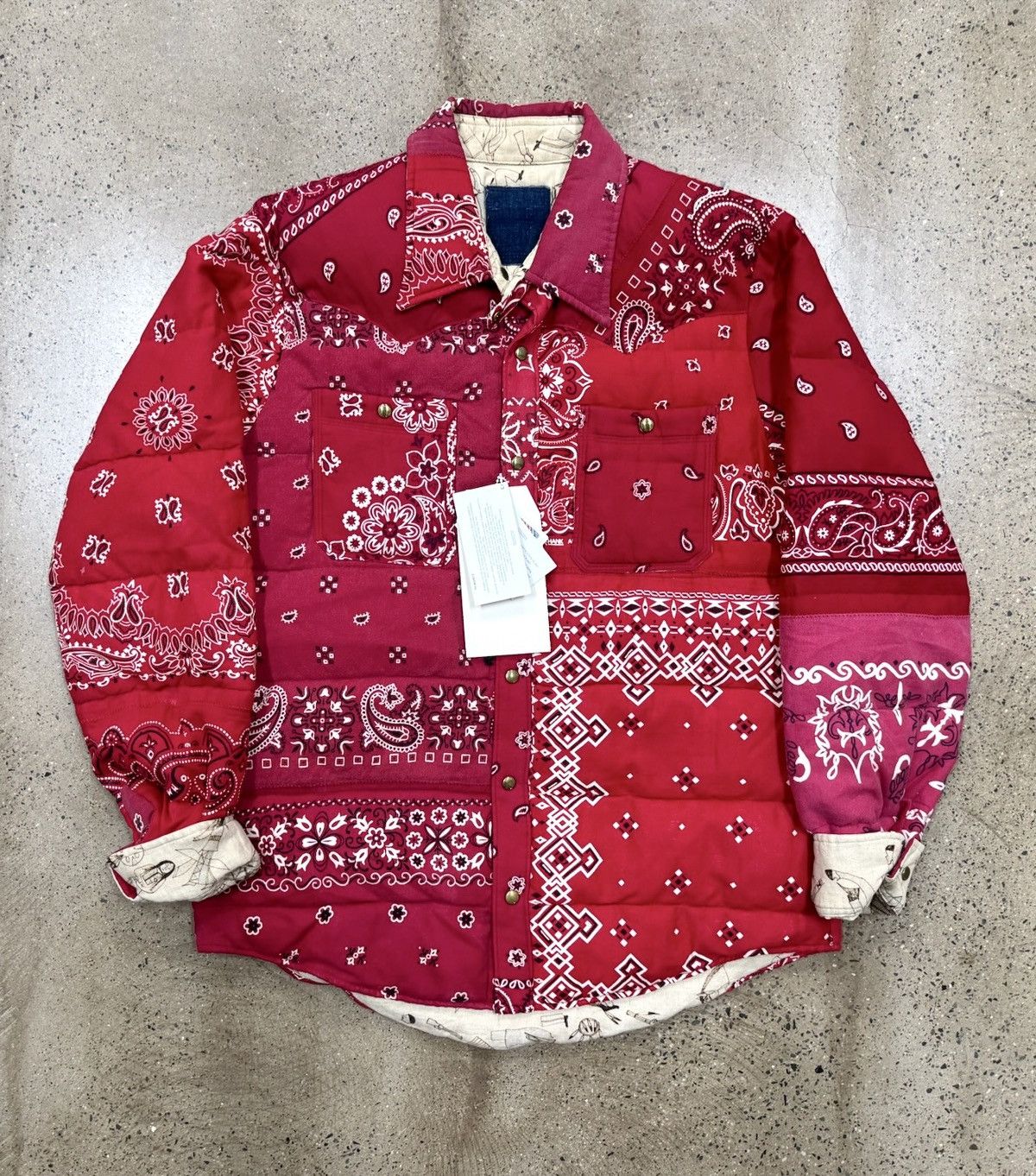 Visvim Visvim ict kerchief down jkt Bandana Size US L / EU 52-54 / 3 - 1 Thumbnail