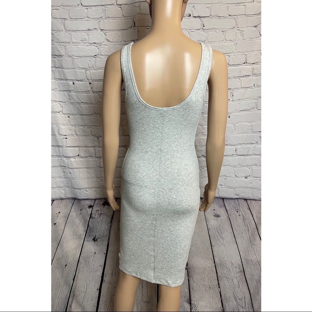 Other New Olivaceous Bodycon Midi Dress Grey Size S Size S / US 4 / IT 40 - 8 Thumbnail