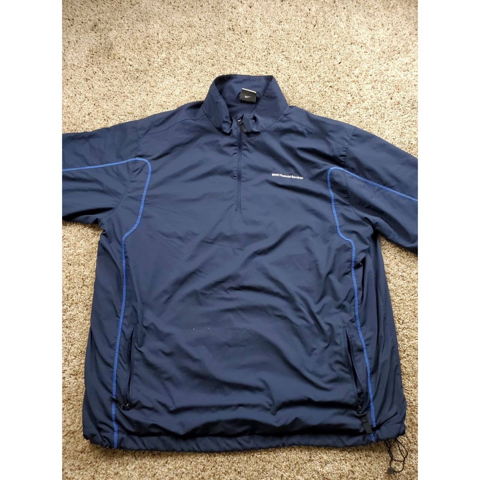 Nike Nike BMW Jacket 2XL Mens Blue Dri-Fit 1/2 Zip Windbreaker Pullover Vintage: No Size US XXL / EU 58 / 5 - 3 Thumbnail
