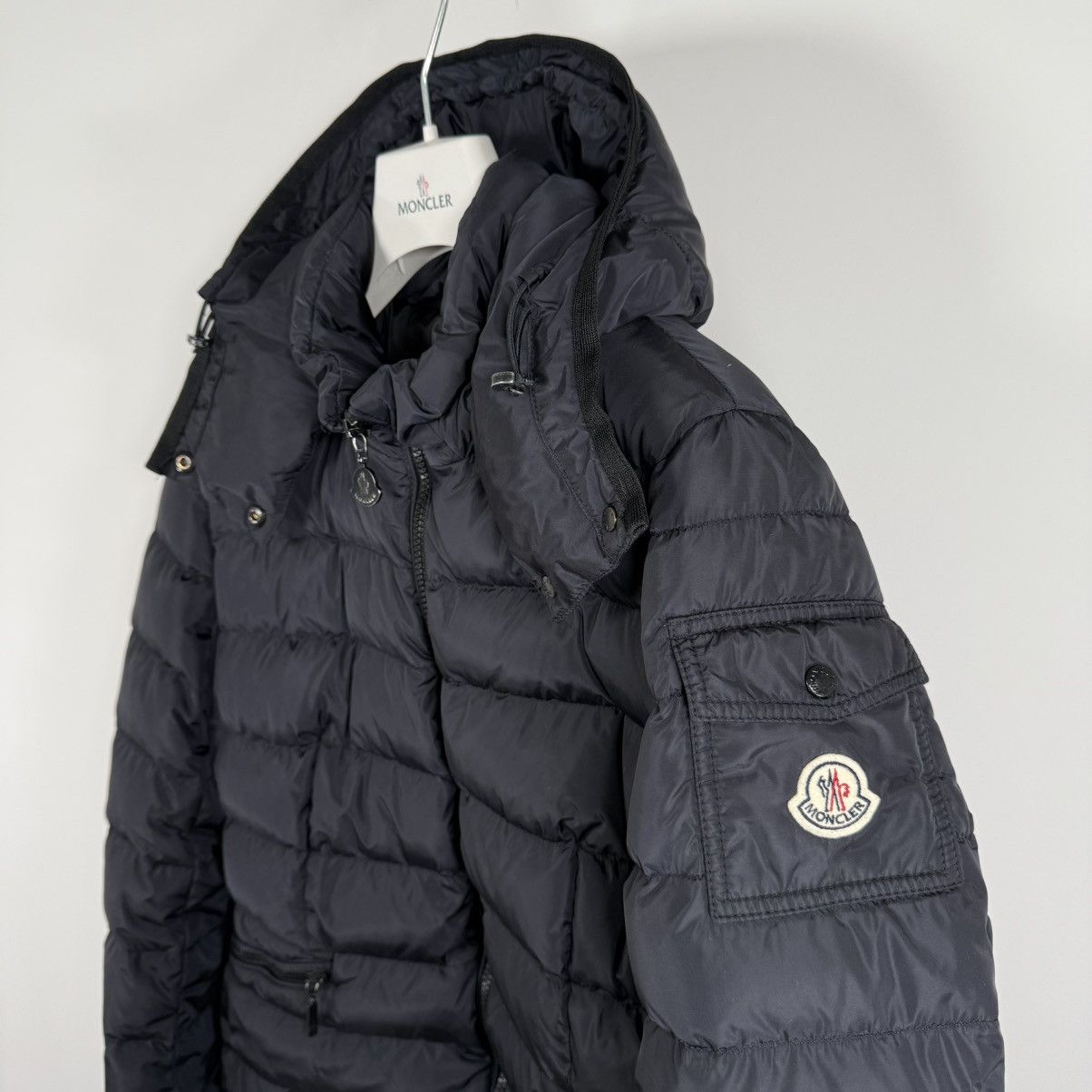 Moncler Moncler Saby Women’s Down Puffer Jacket Size 4 (L/XL) Blue Size L / US 10 / IT 46 - 3 Thumbnail
