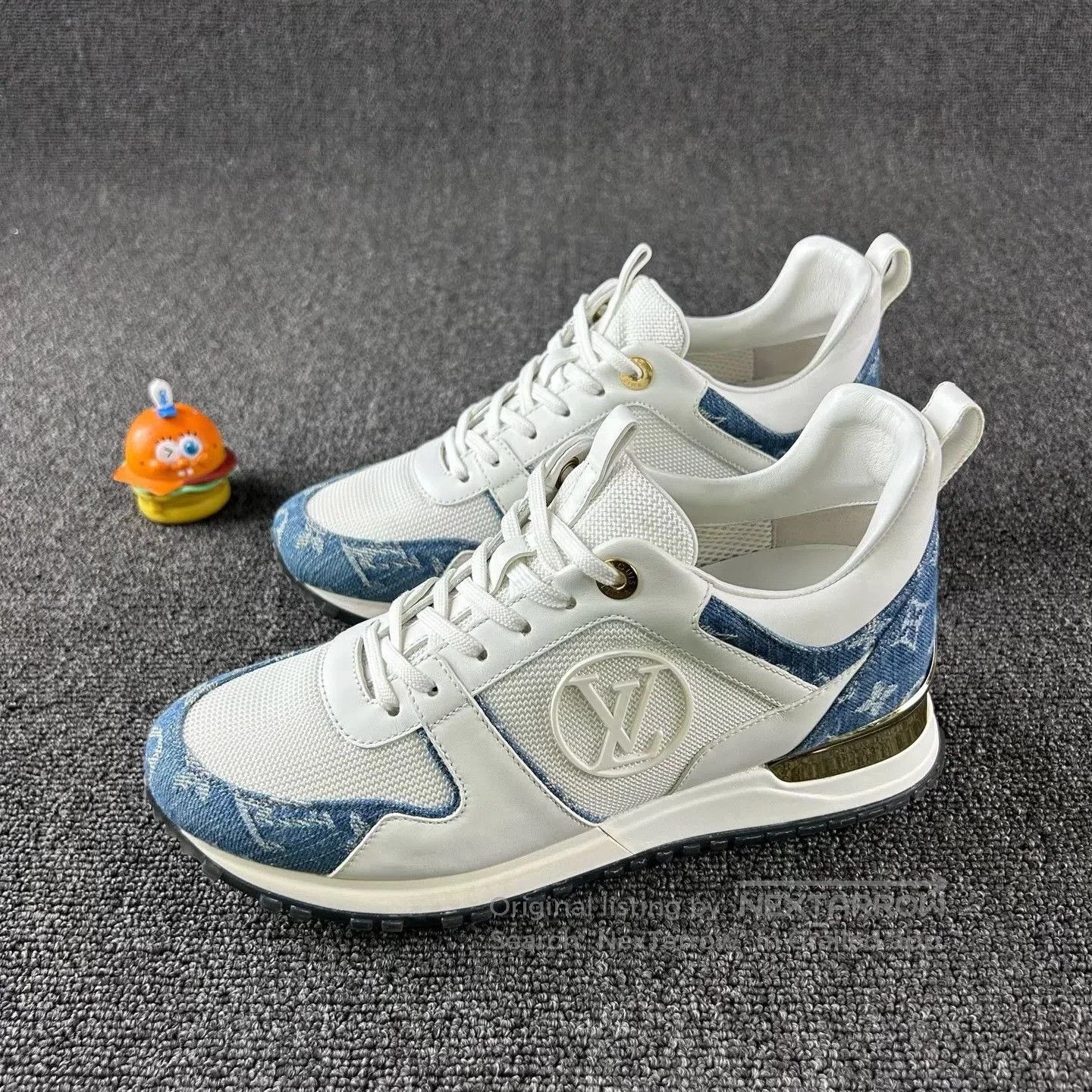 Louis Vuitton Denim Patch Sneaker Size 37.5.