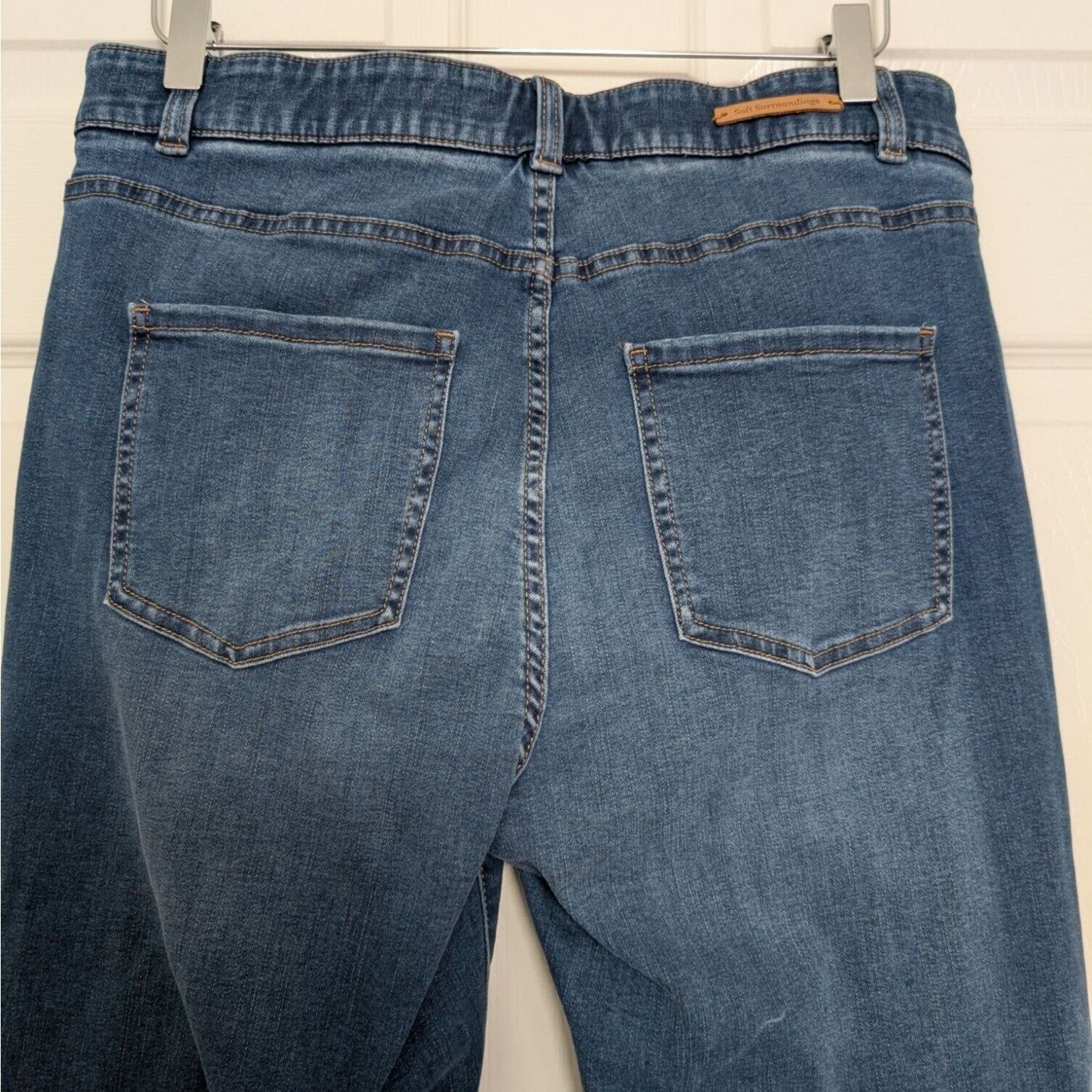 Designer Soft Surroundings Straight Jeans Womens Size Medium Blue Size 30" / US 8 / IT 44 - 7 Thumbnail