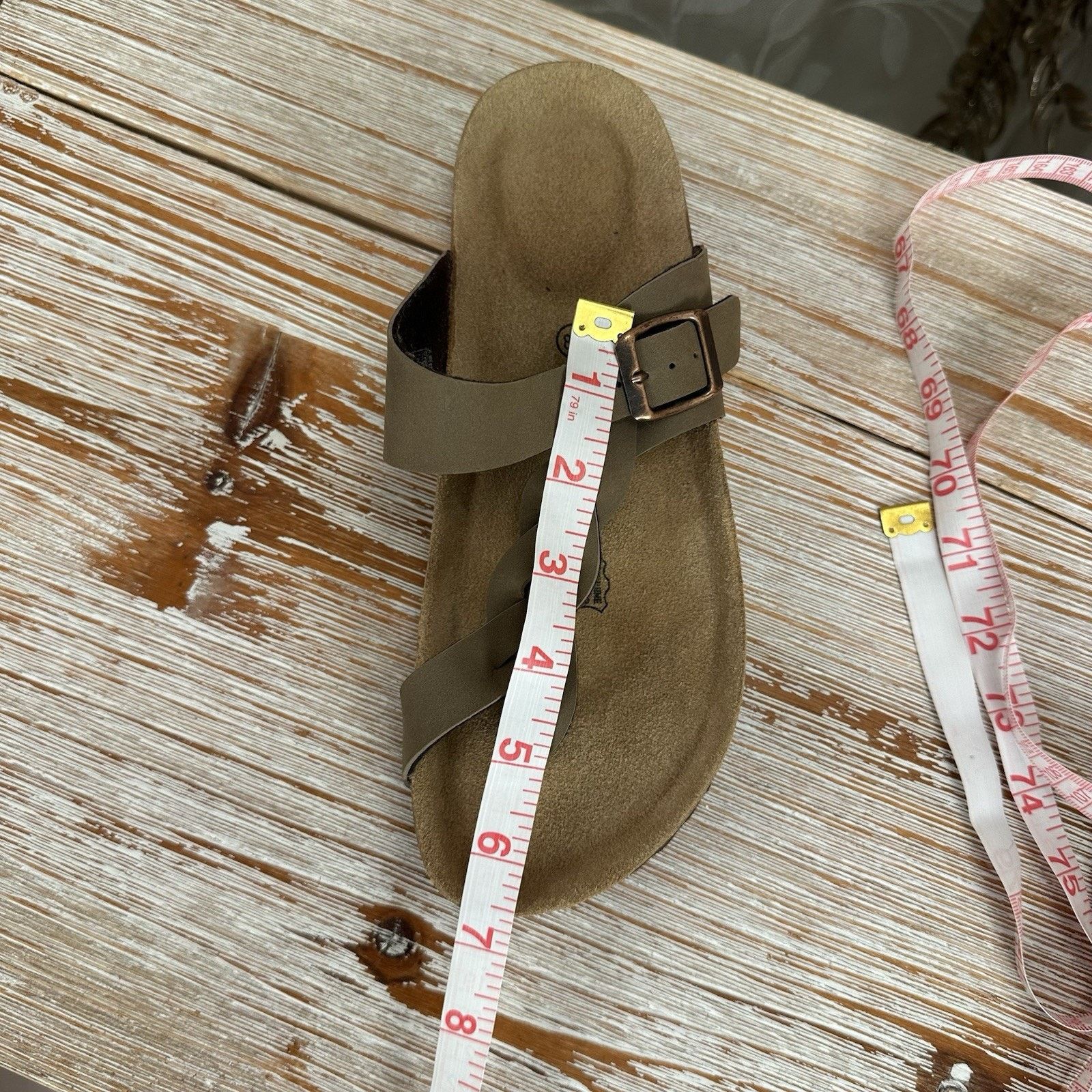 Other Cushionaire Libby Taupe Braided Slip-On Sandals Women’s 8M Size US 8 / IT 38 - 13 Thumbnail